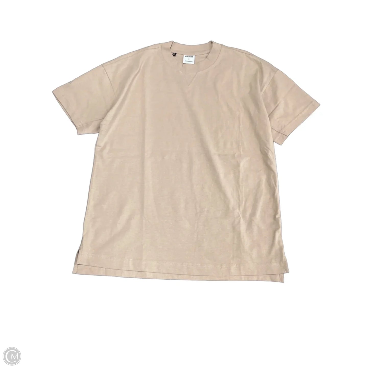 Top Short Sleeve Basic By Gym Shark In Taupe, Size: S
