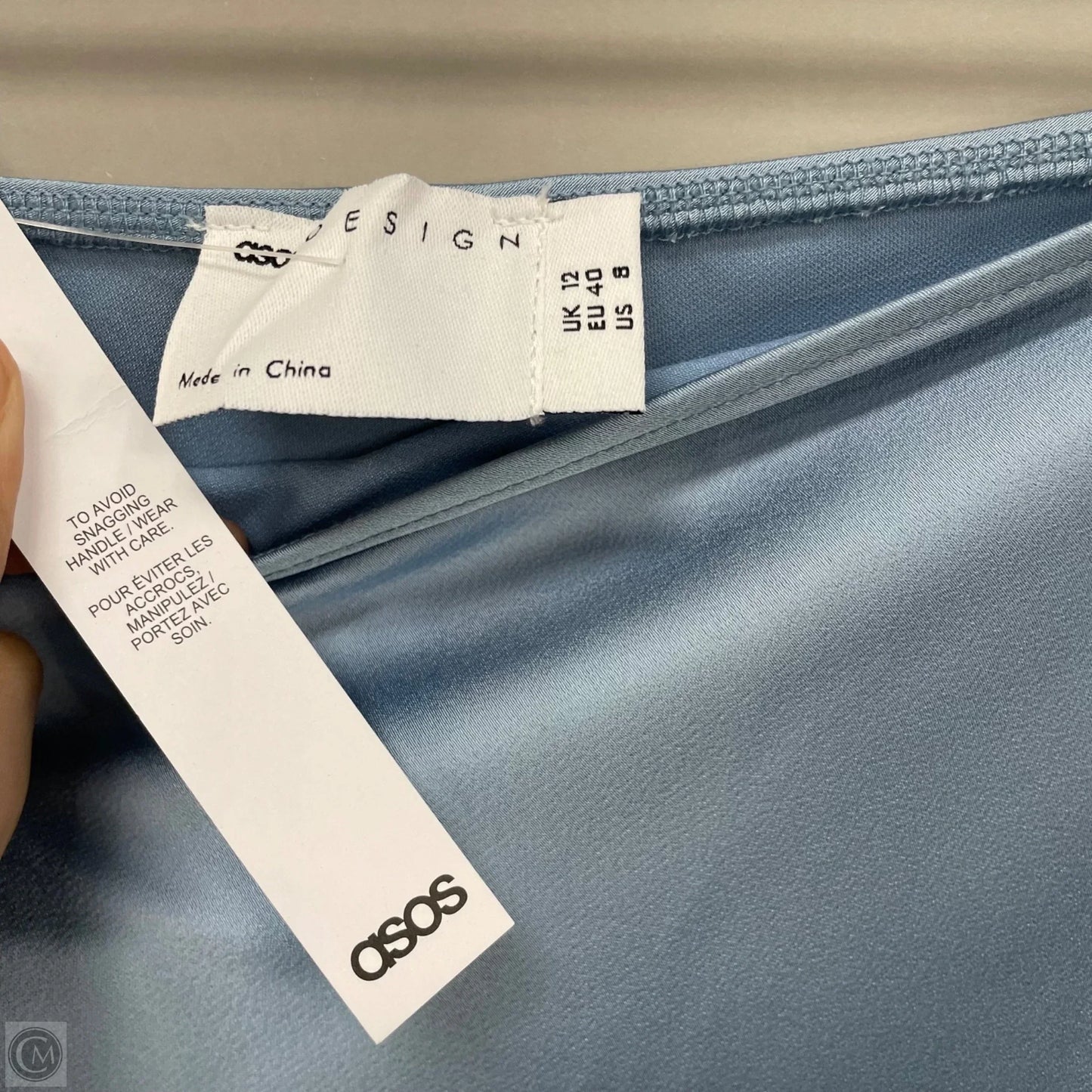 Dress Casual Midi By Asos In Blue, Size: S