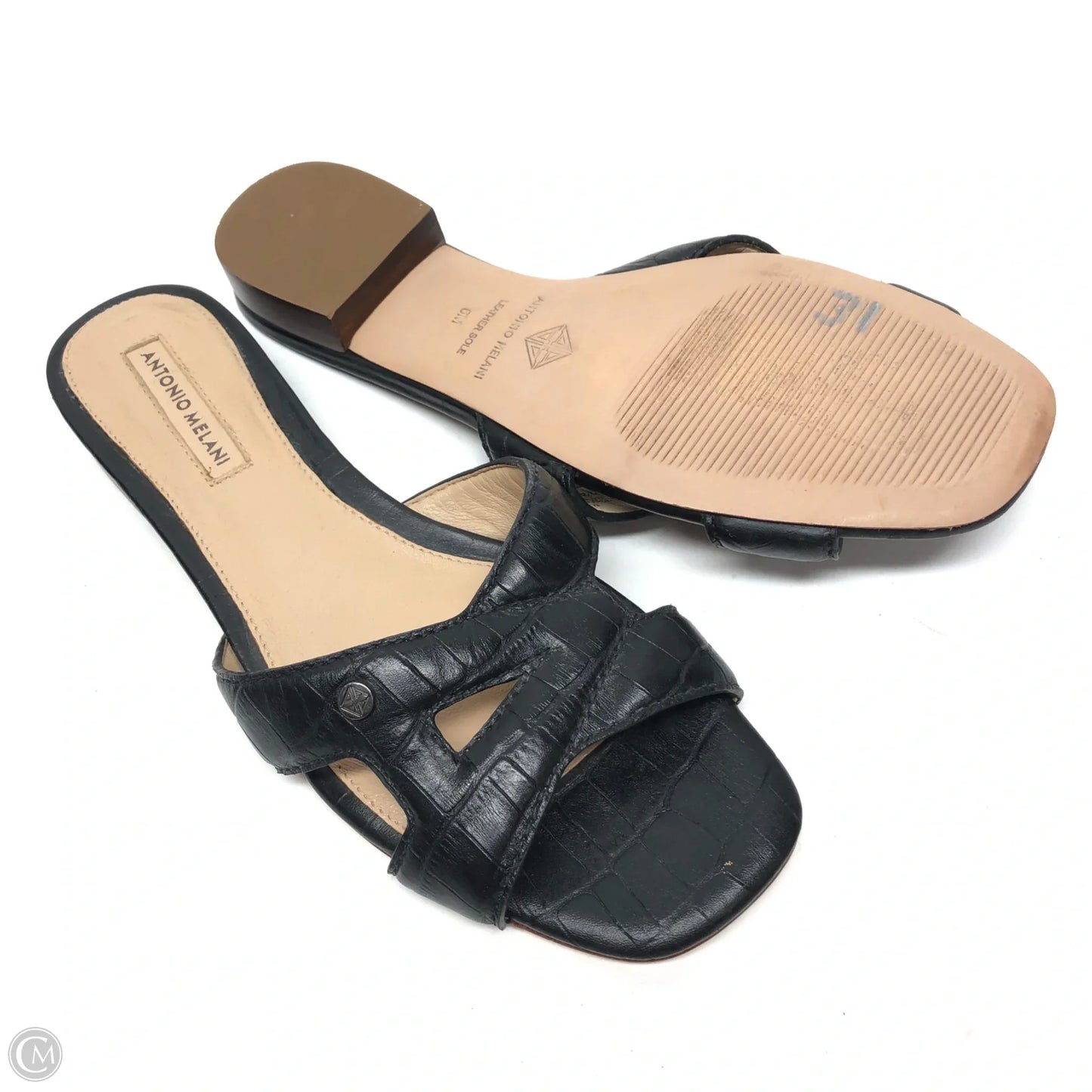 Sandals Flats By Antonio Melani In Black, Size: 6