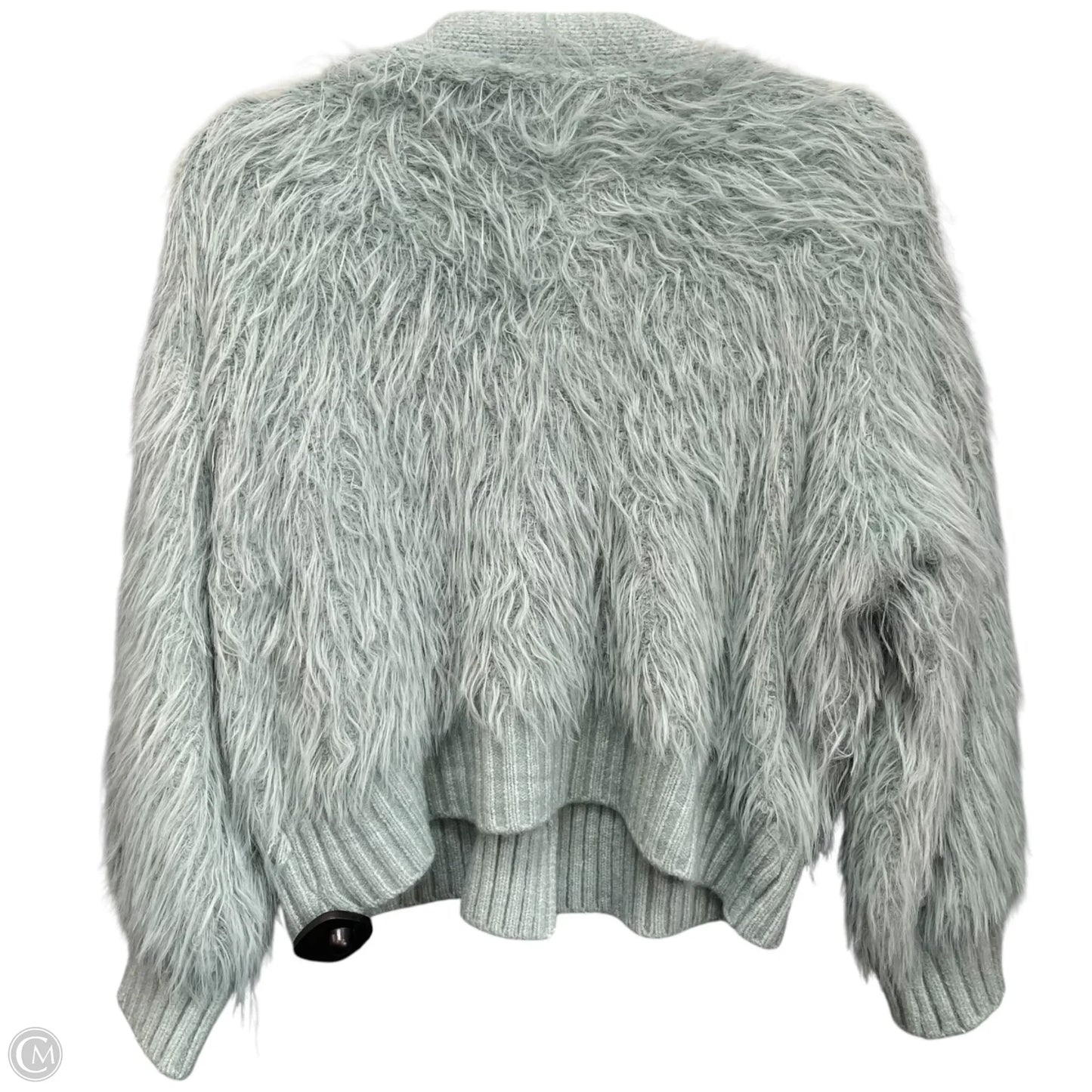 Sweater Cardigan By Clothes Mentor In Green, Size: S