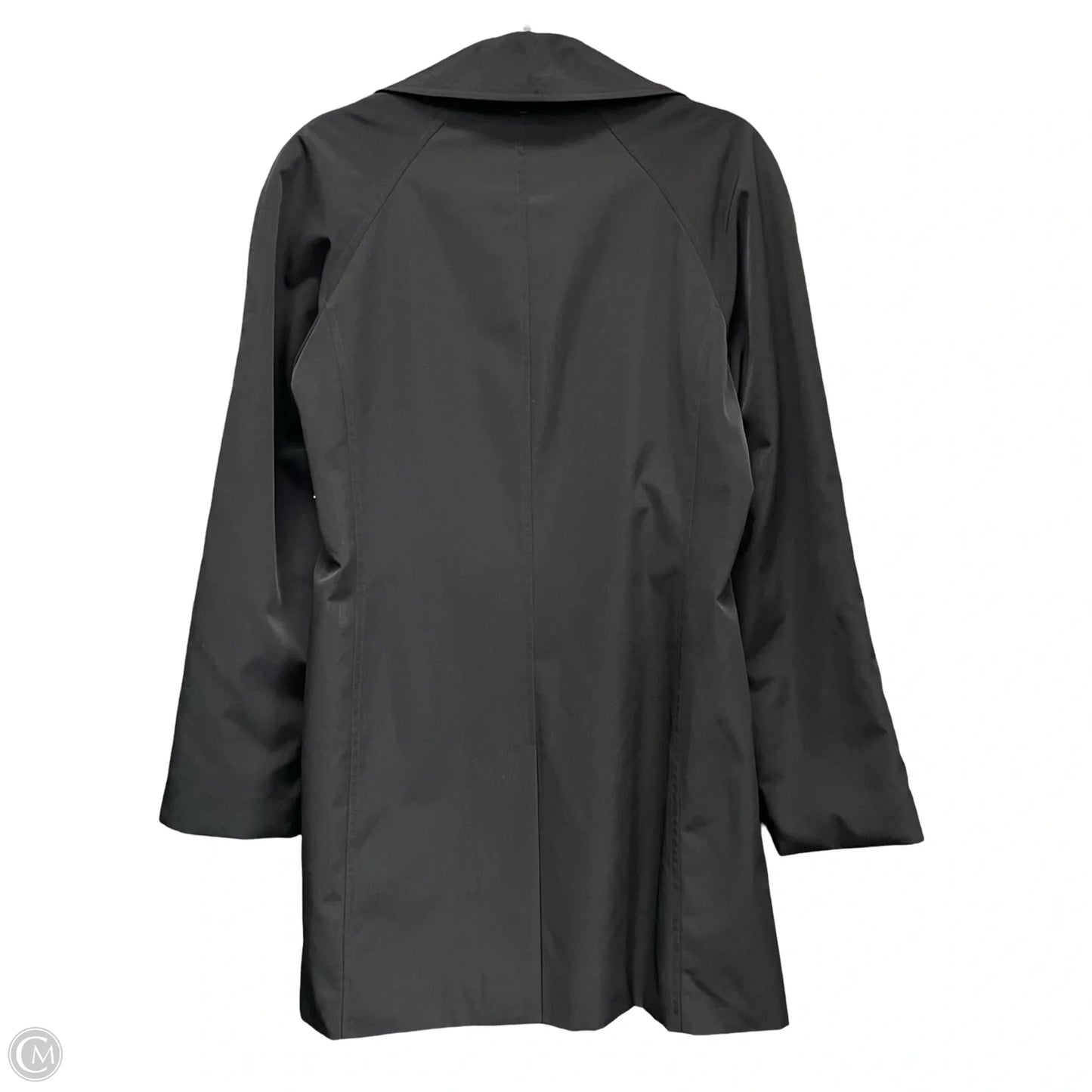 Coat Trench Coat By London Fog In Black, Size: S