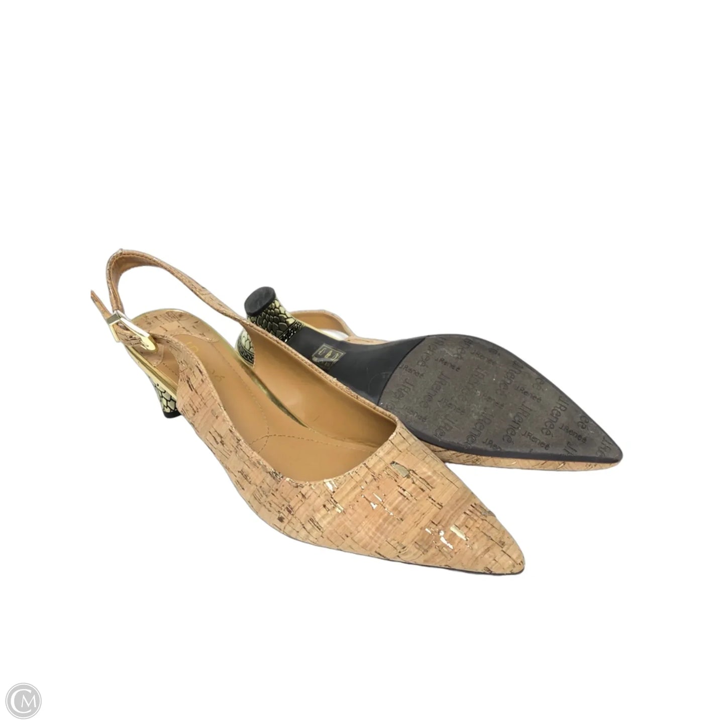 Shoes Heels Kitten By Cmb In Brown, Size: 10
