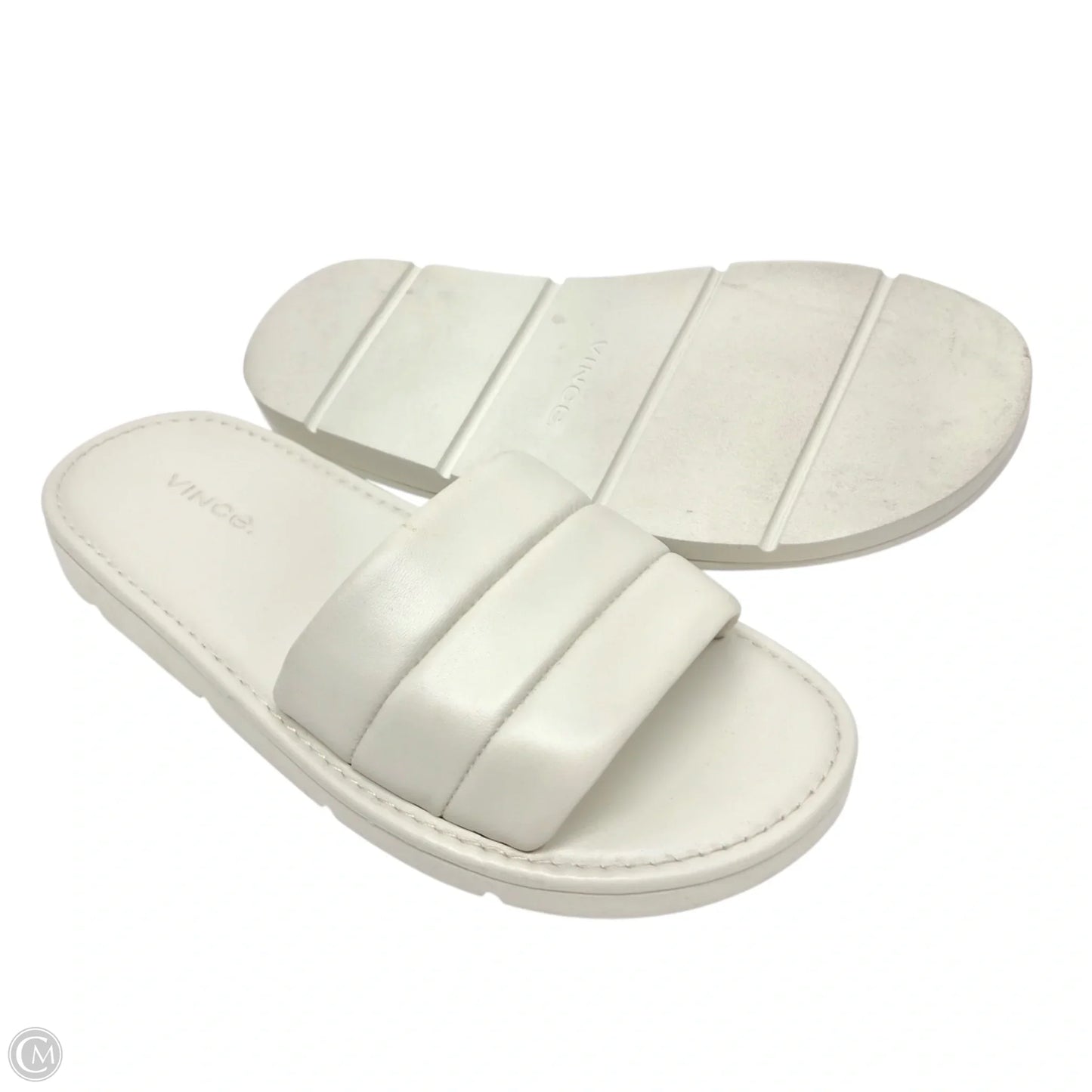 Sandals Flats By Vince In White, Size: 6