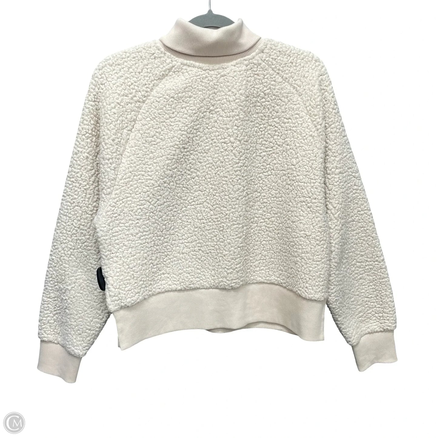 Sweatshirt Collar By Pink In Ivory, Size: M