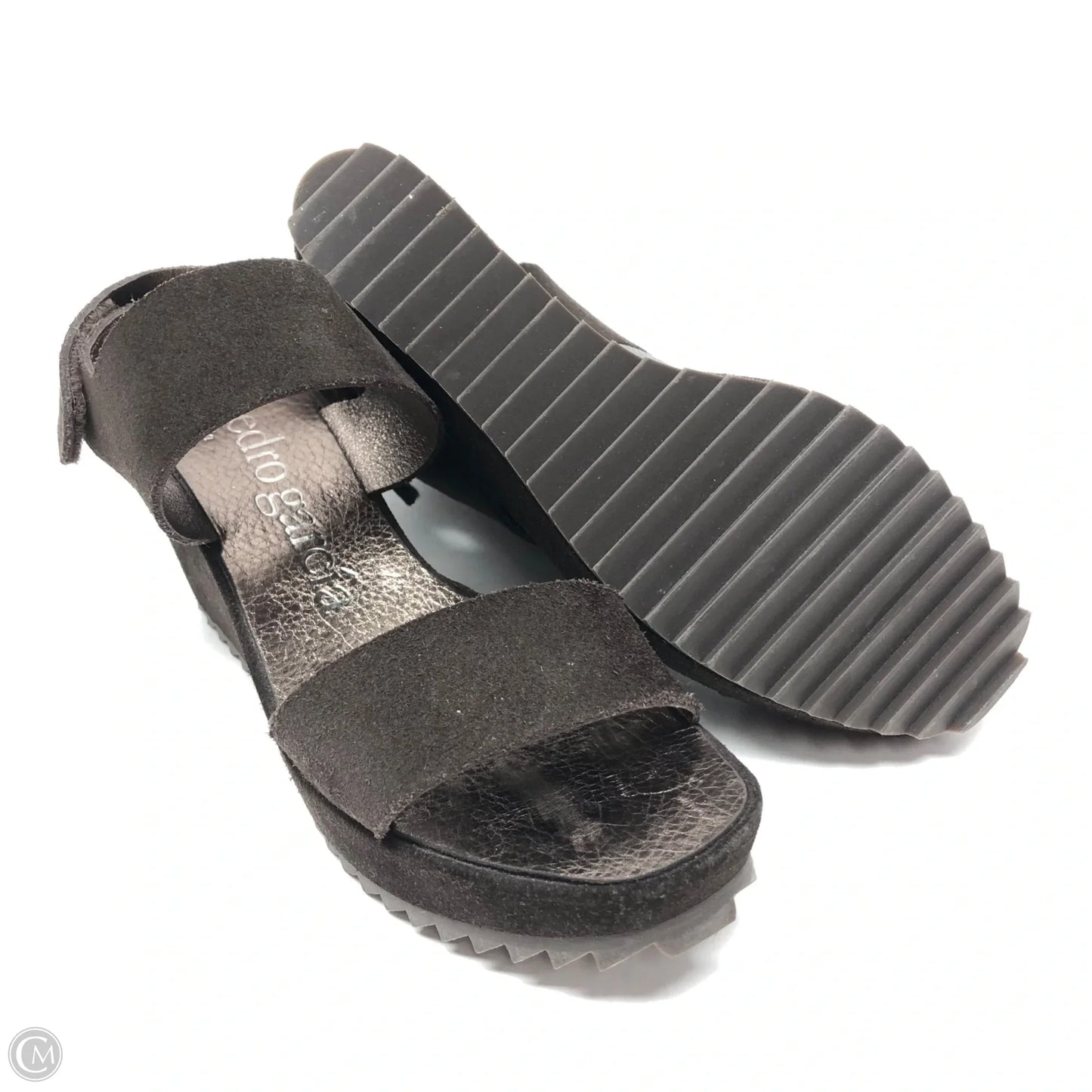 Sandals Heels Wedge By Cma In Brown, Size: 6