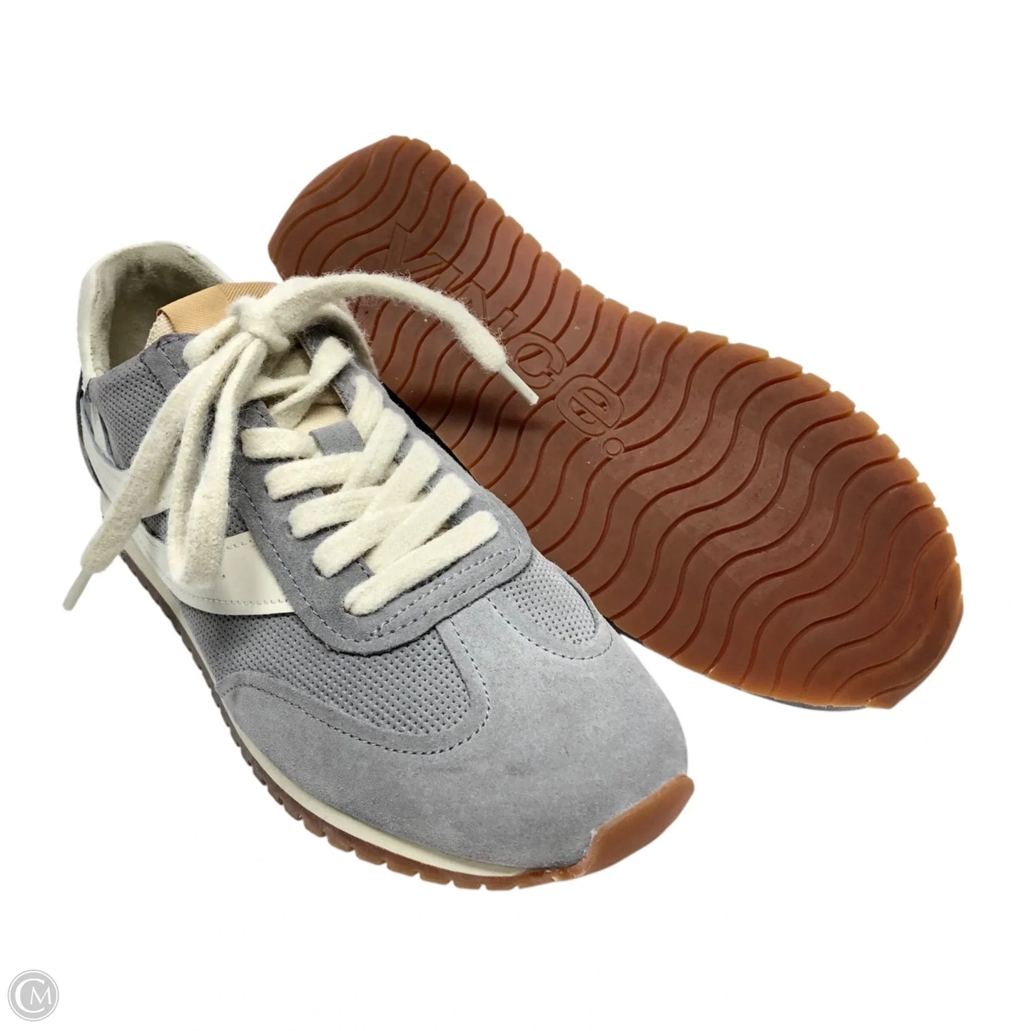 Shoes Sneakers By Vince In Grey, Size: 6.5