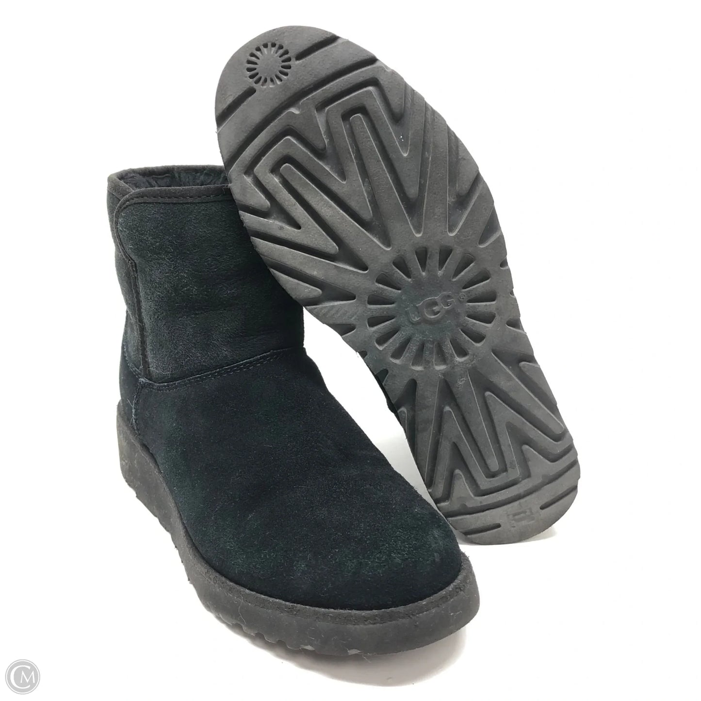 Boots Designer By Ugg In Black, Size: 7