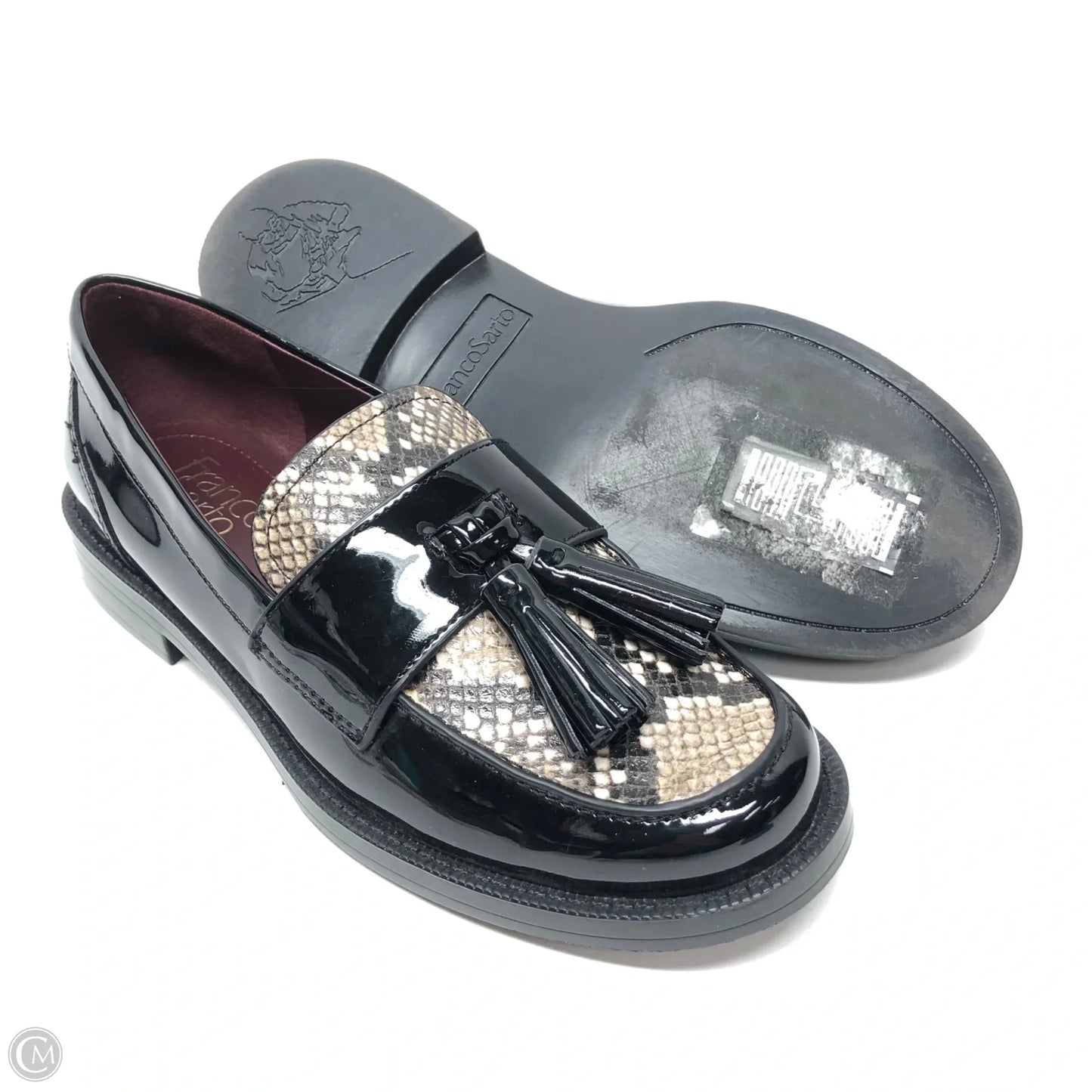 Shoes Flats By Franco Sarto In Black, Size: 6