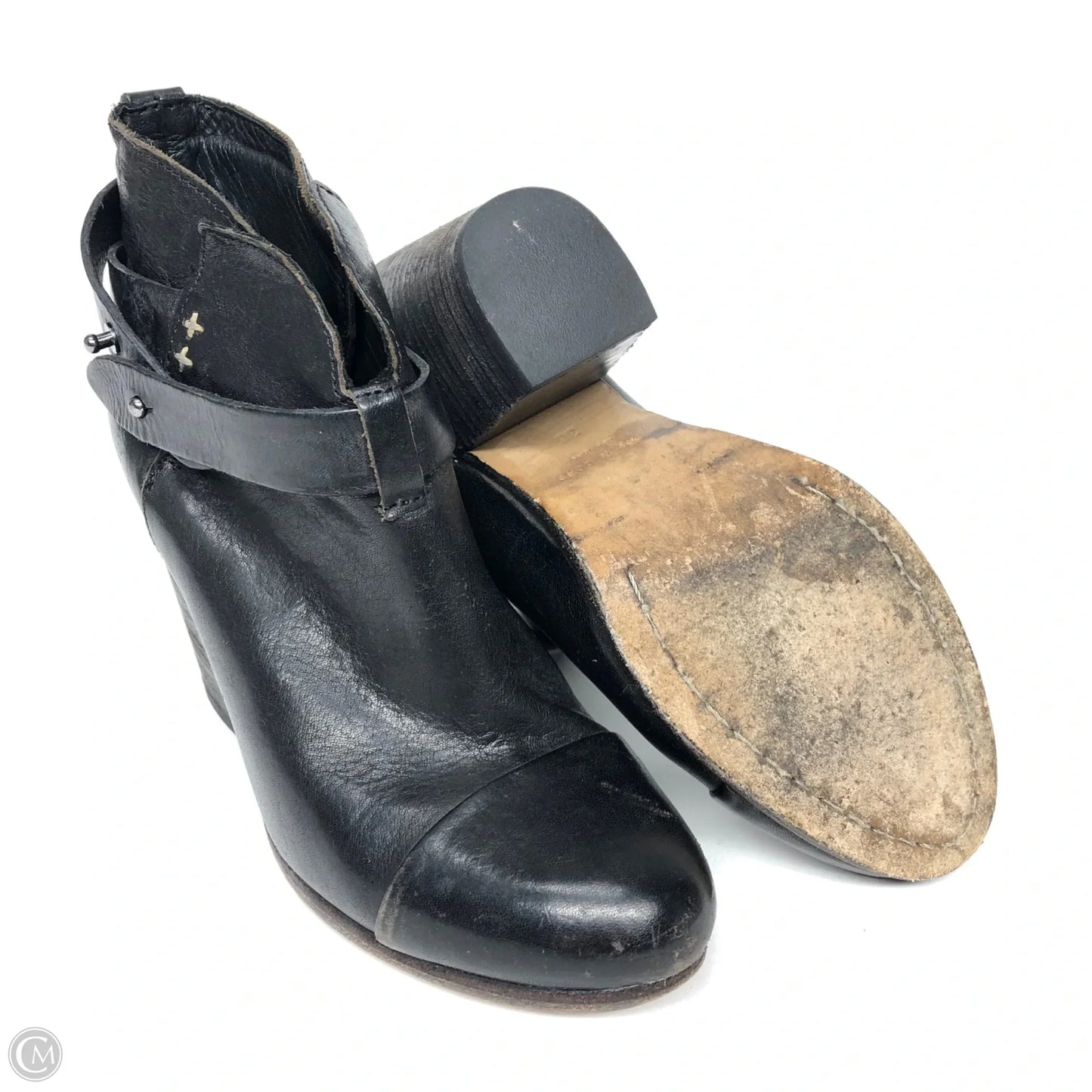 Boots Ankle Heels By Rag And Bone In Black, Size: 6