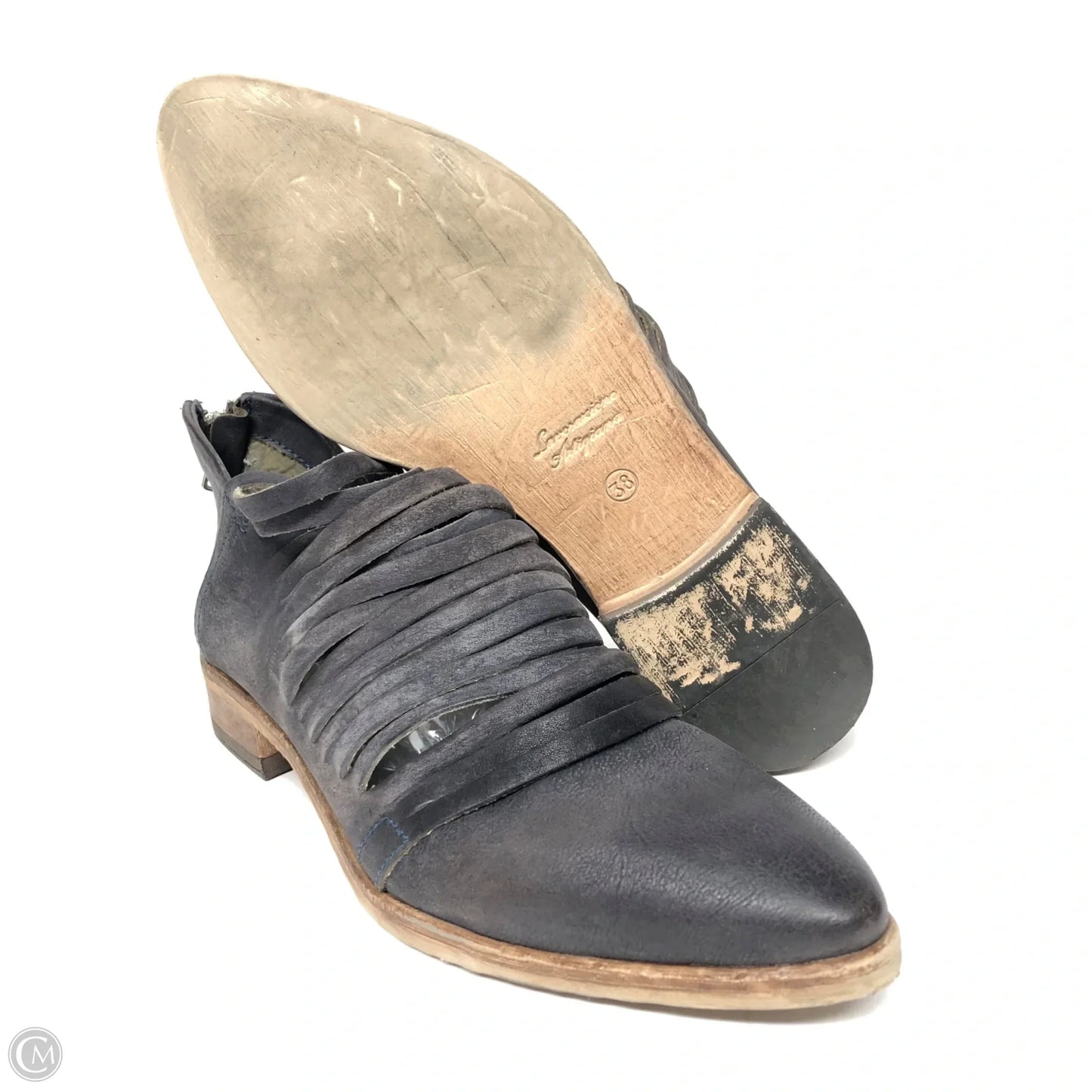 Boots Ankle Flats By Free People In Grey, Size: 8