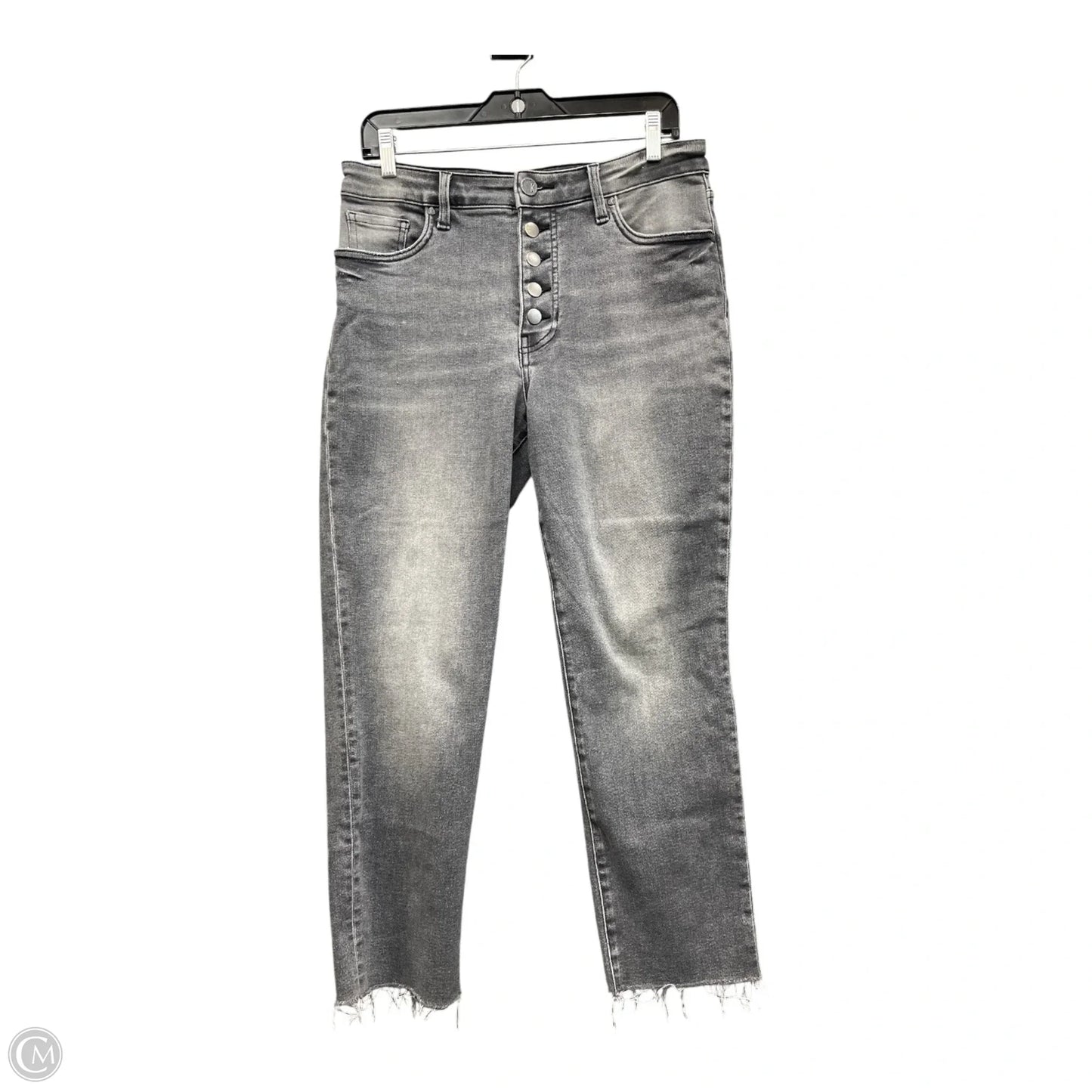 Jeans Straight By Kut In Grey Denim, Size: 8