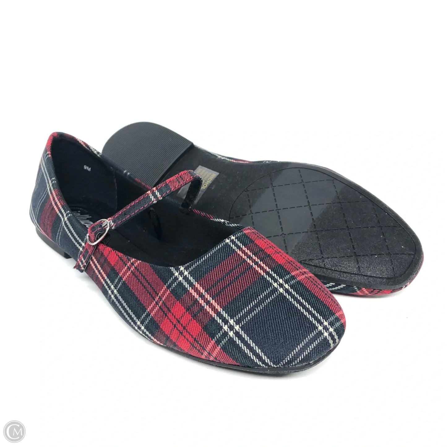 Shoes Flats By Jelly Pop In Black & Red, Size: 9
