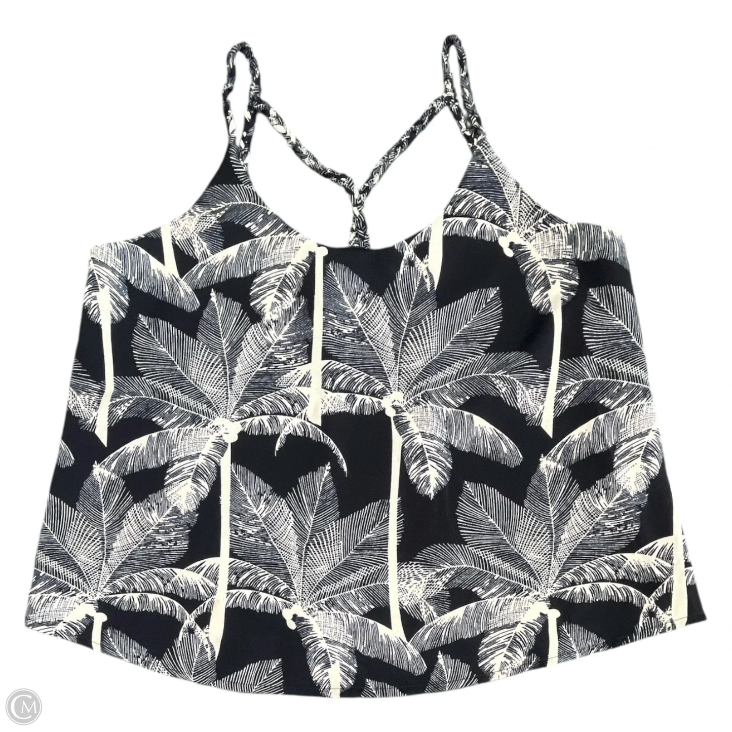 Top Sleeveless By Lucy Paris In Blue & White, Size: M