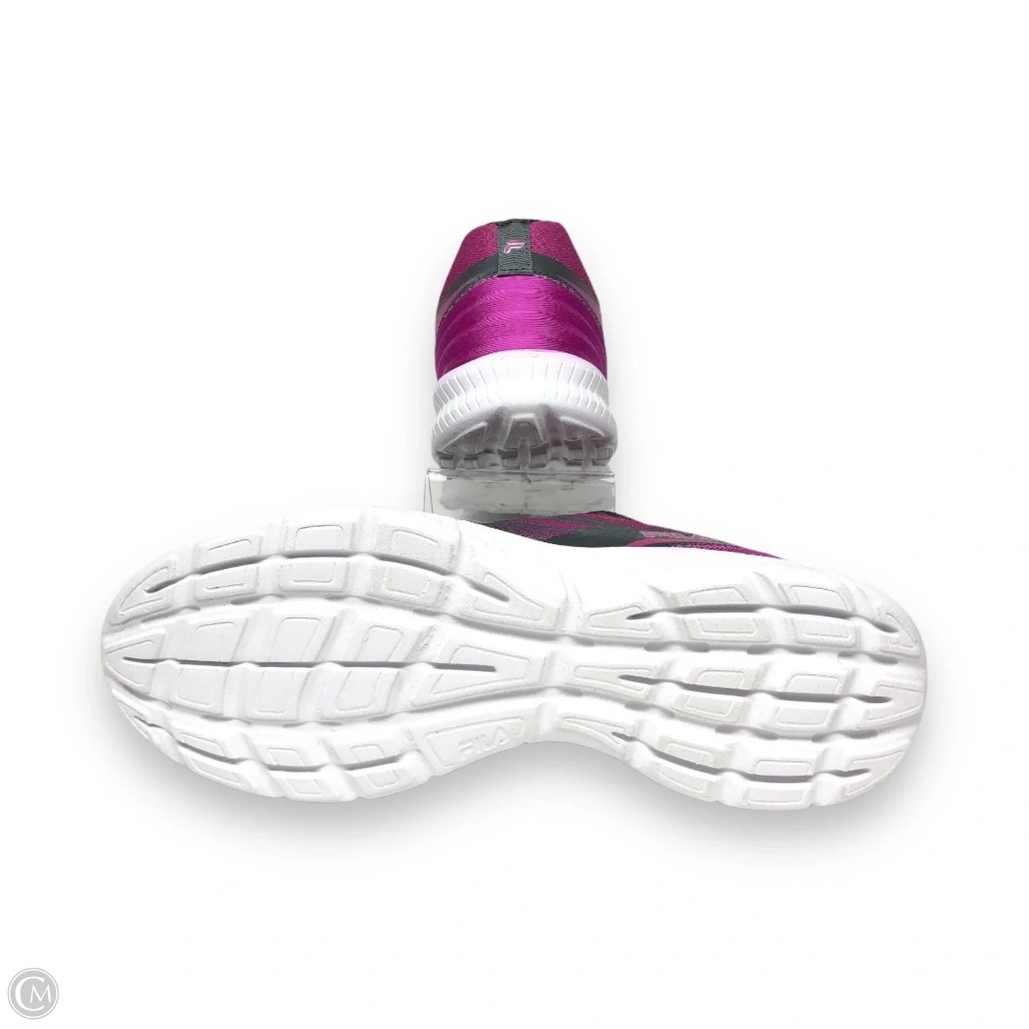 Shoes Athletic By Fila In Grey & Pink, Size: 11
