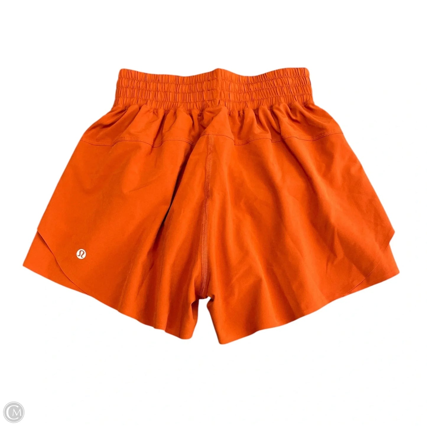 Athletic Shorts By Lululemon In Orange, Size: Xxs