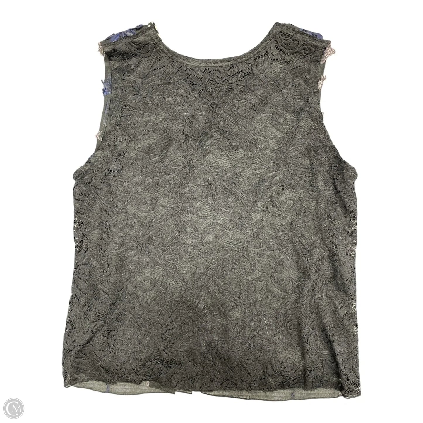Top Sleeveless By Clothes Mentor In Black & Blue, Size: Xxl