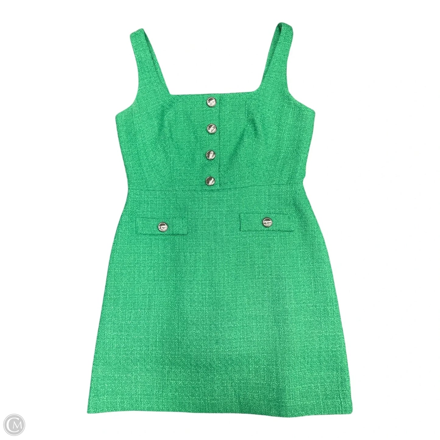 Dress Designer By Karl Lagerfeld In Green, Size: 8