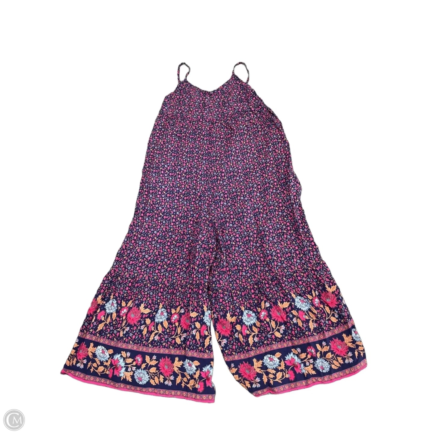 Jumpsuit By Natural Life In Blue & Pink, Size: S