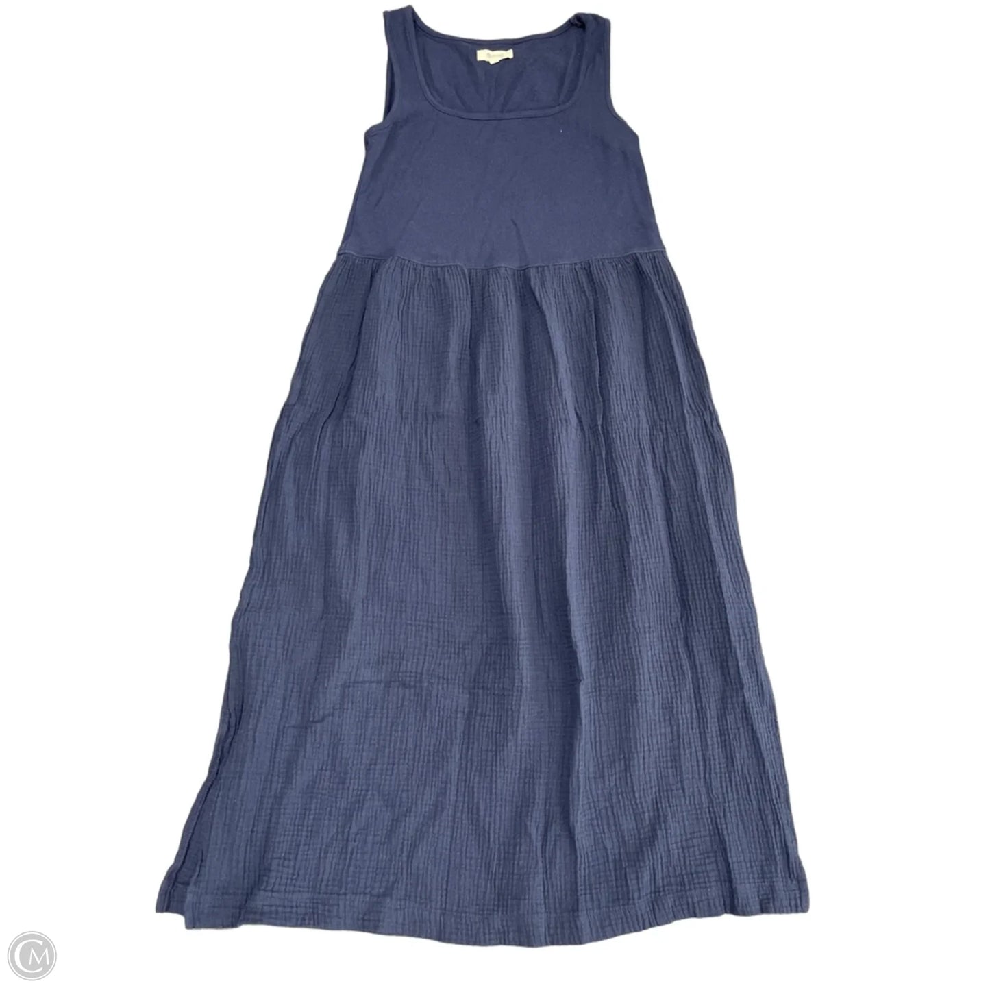 Dress Casual Midi By Madewell In Blue, Size: S