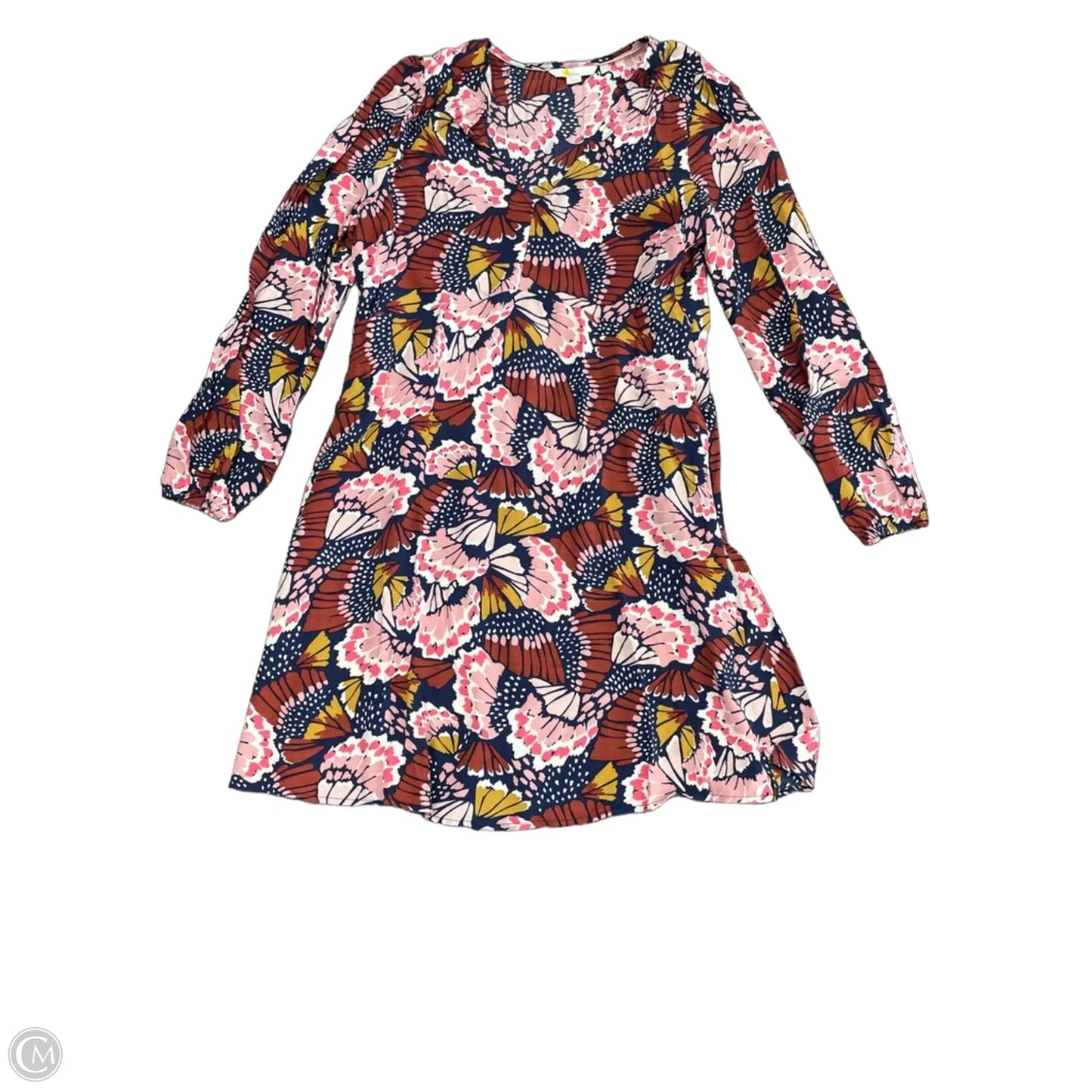 Dress Casual Short By Boden In Blue & Pink, Size: 8