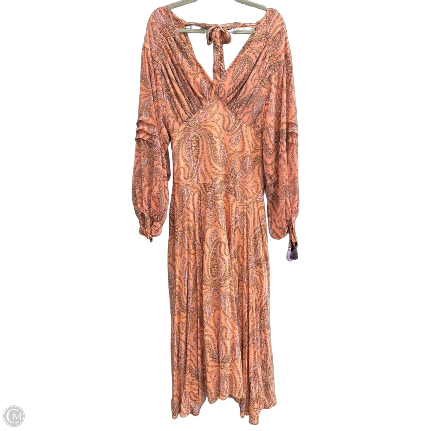 Dress Casual Midi By Free People In Peach, Size: 4