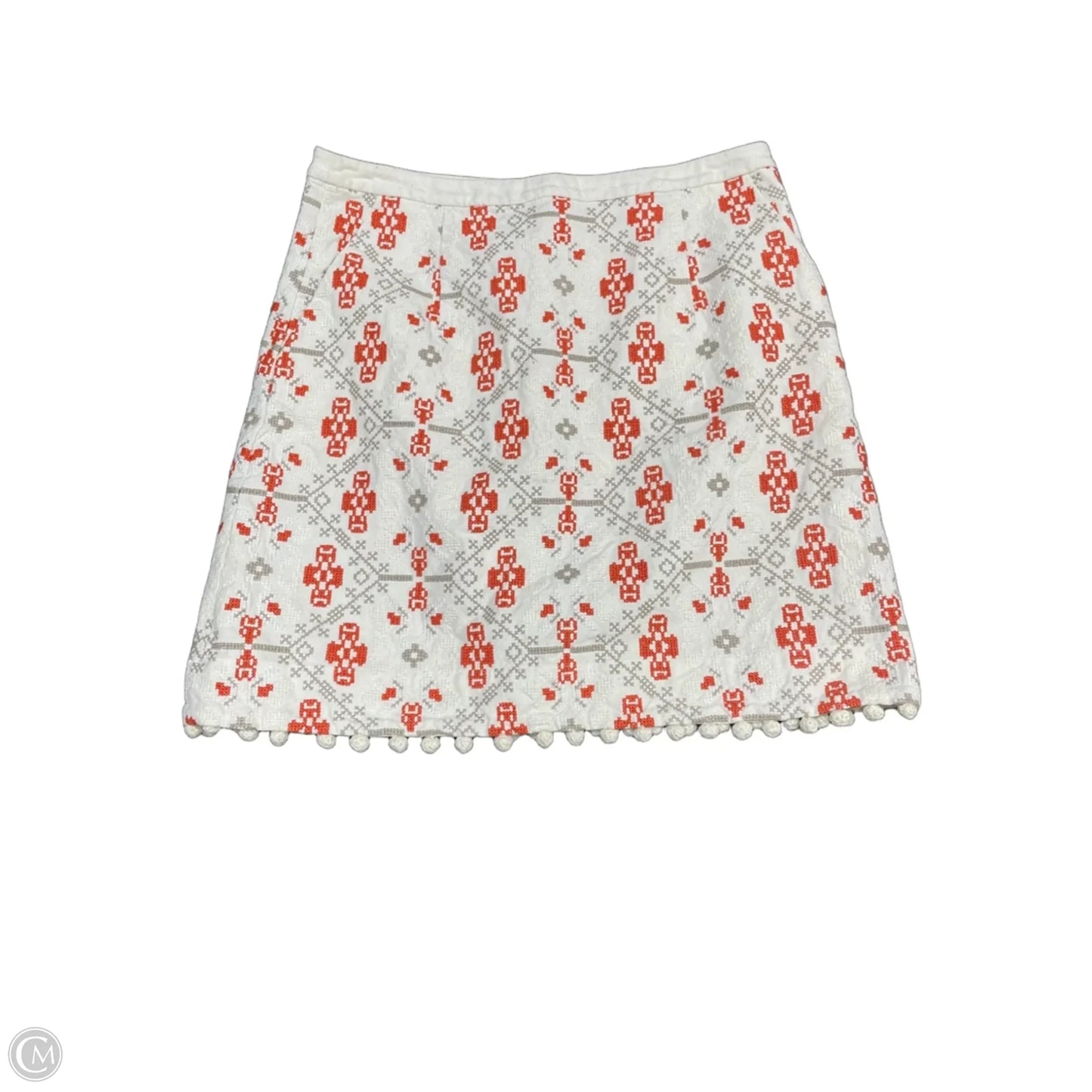 Skirt Mini & Short By Maeve In Red & White, Size: 6