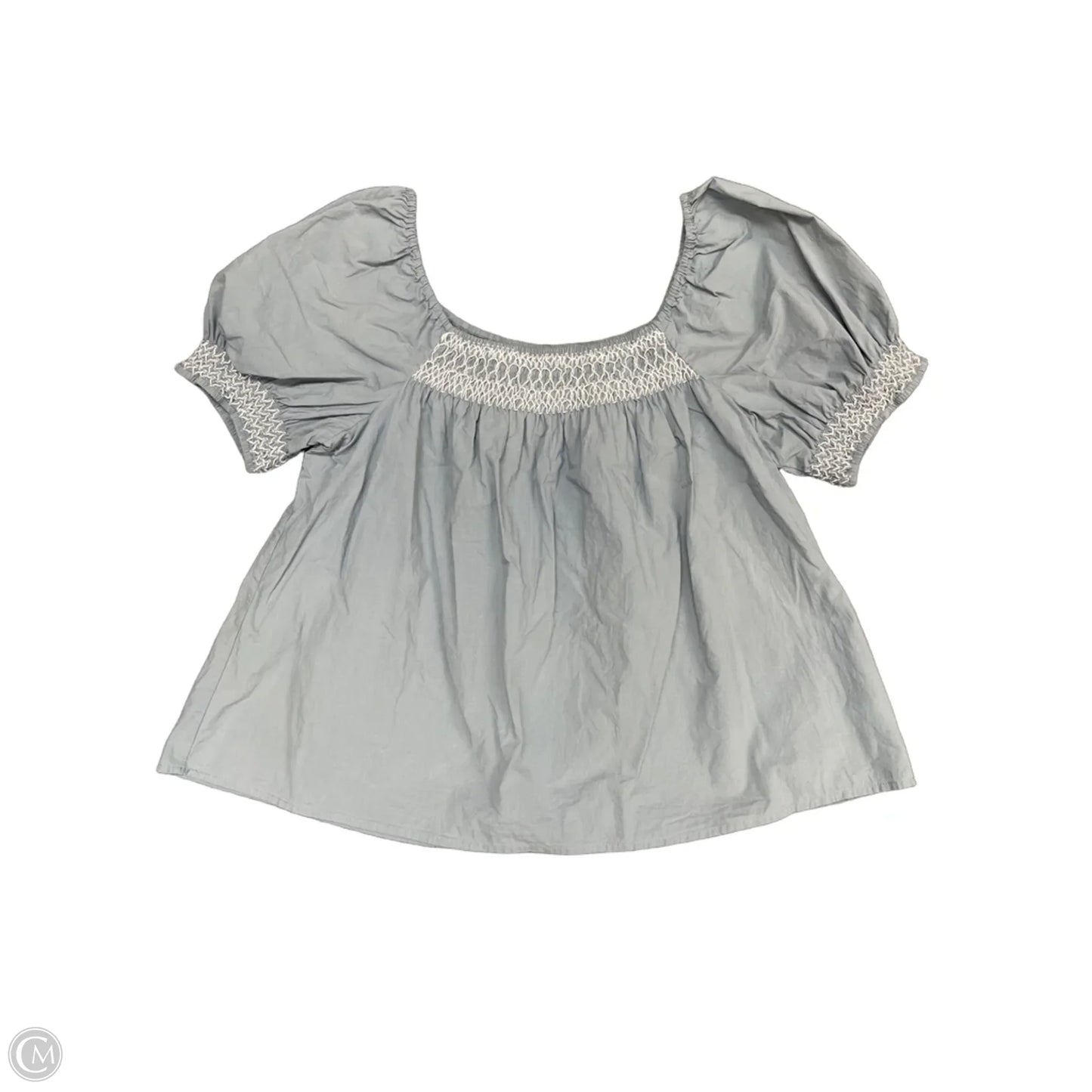 Top Short Sleeve By Wonderly In Blue, Size: Xl