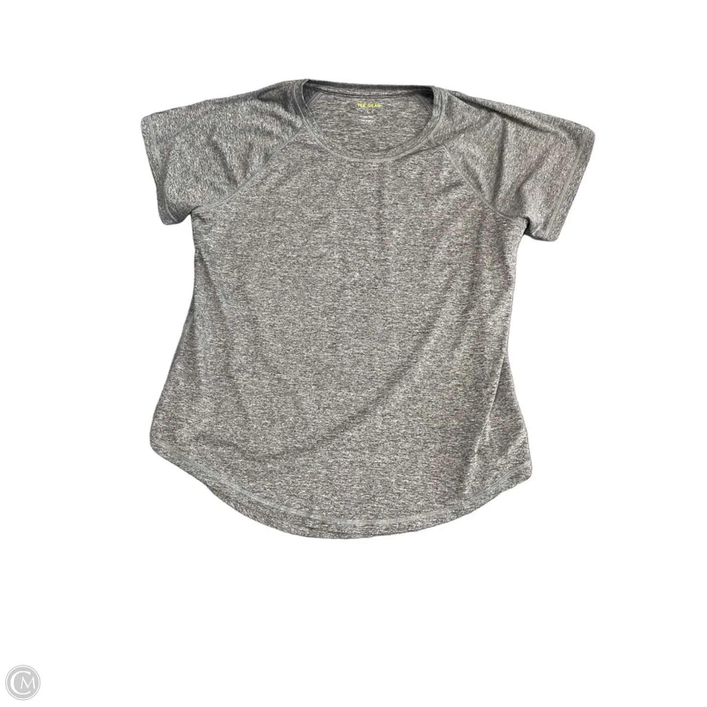 Athletic Top Short Sleeve By Tek Gear In Grey, Size: L