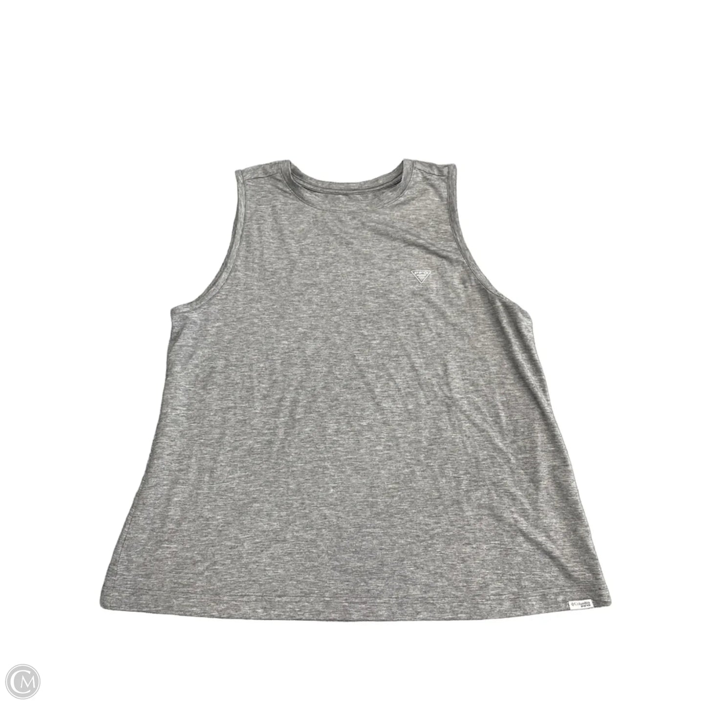 Athletic Tank Top By Columbia In Grey, Size: Xxl