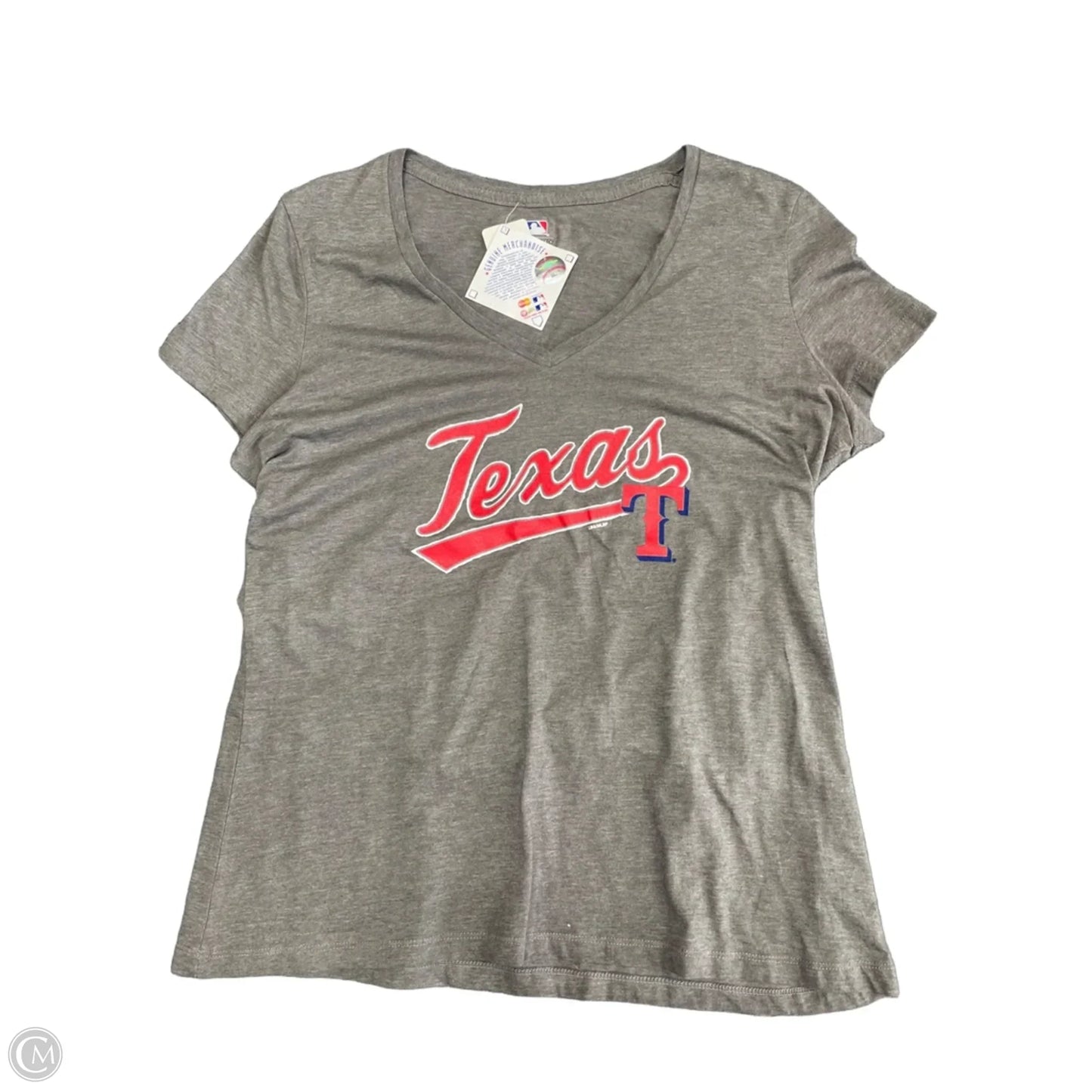 Top Short Sleeve Basic By Genuine Merchandise In Grey, Size: Xl