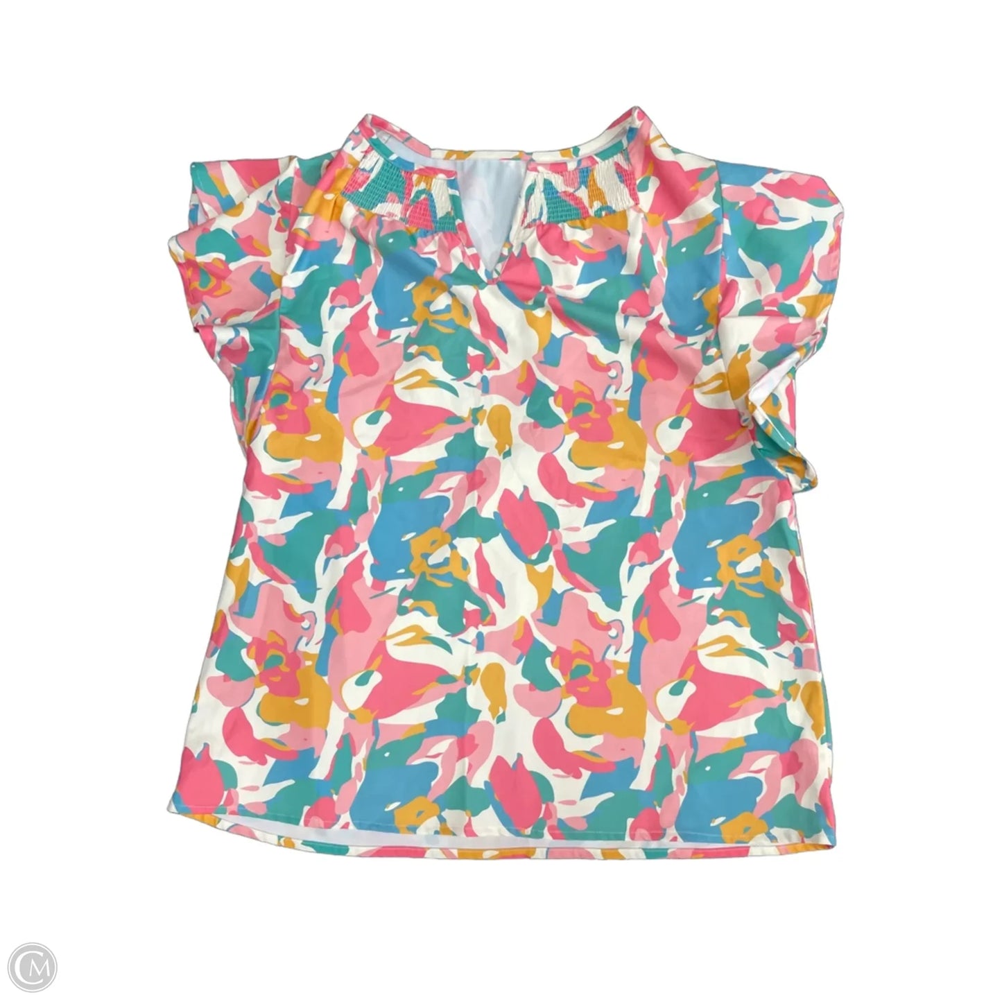 Pants Set 2pc By Cmf In Green & Pink, Size: M