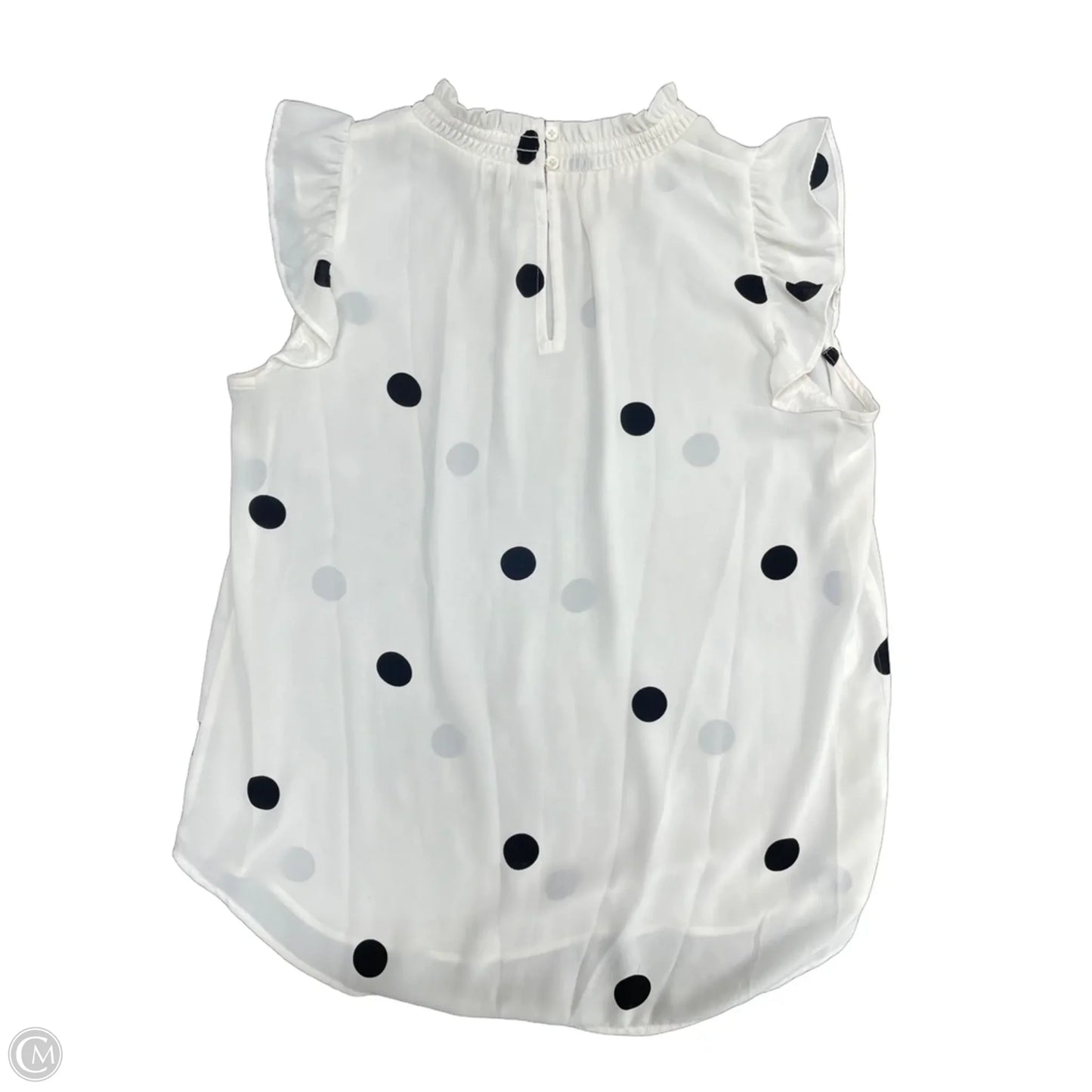 Top Short Sleeve By Loft In Black & White, Size: Xs