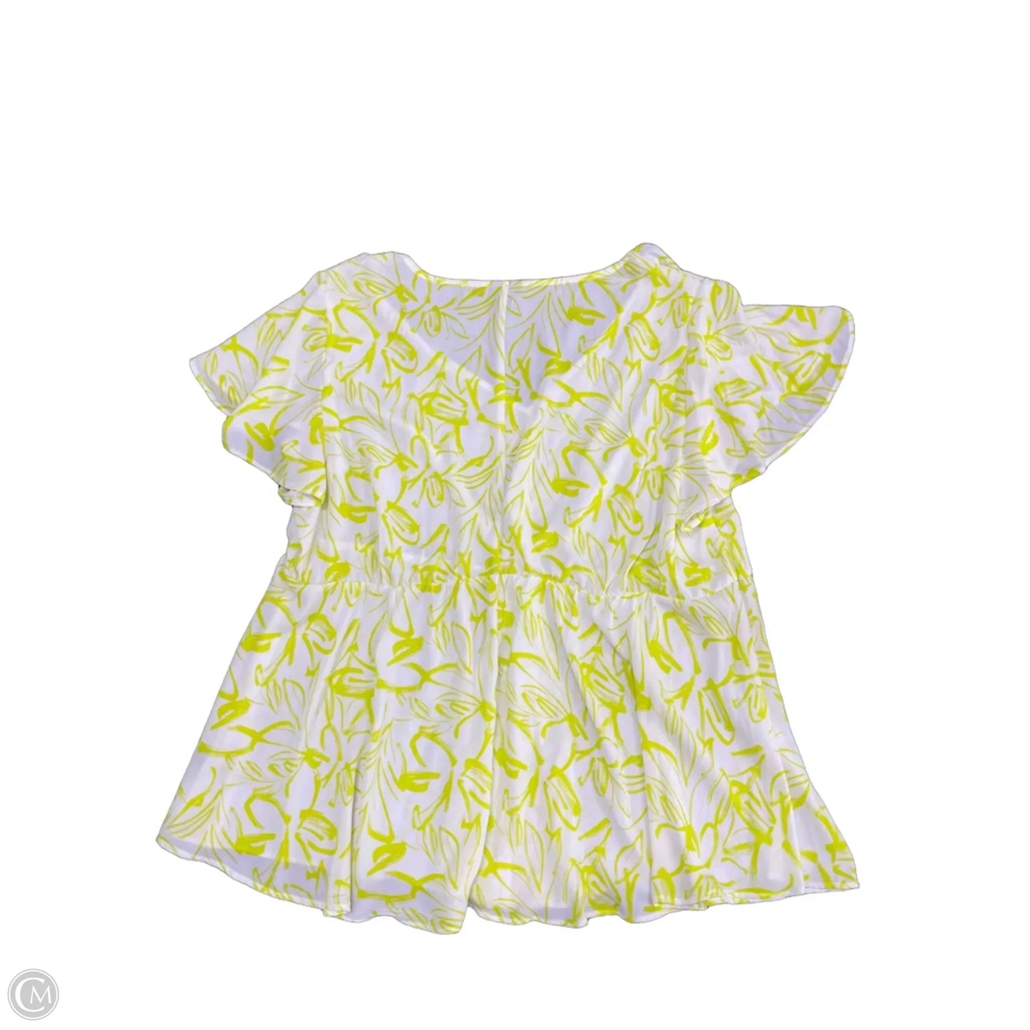 Top Short Sleeve By Torrid In Chartreuse, Size: 2x