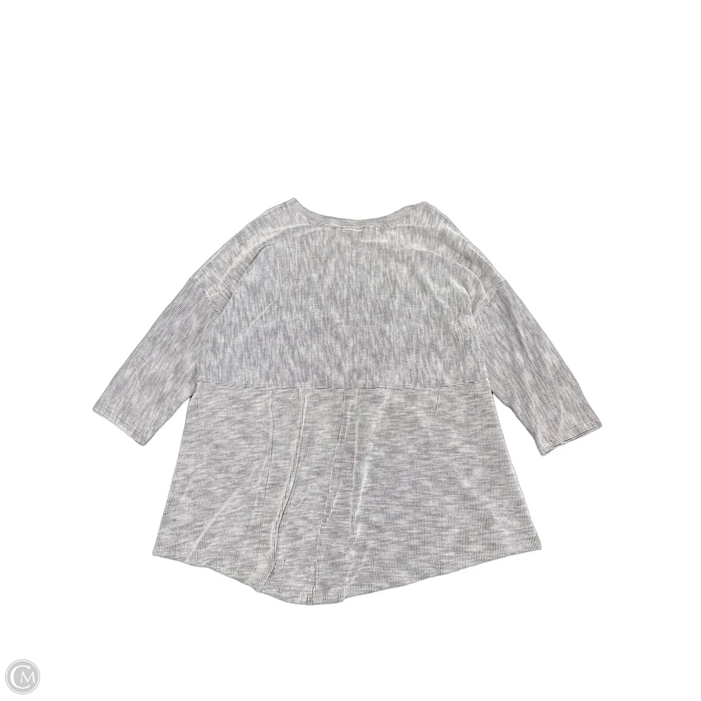 Top Short Sleeve By W5 In Grey, Size: 2x