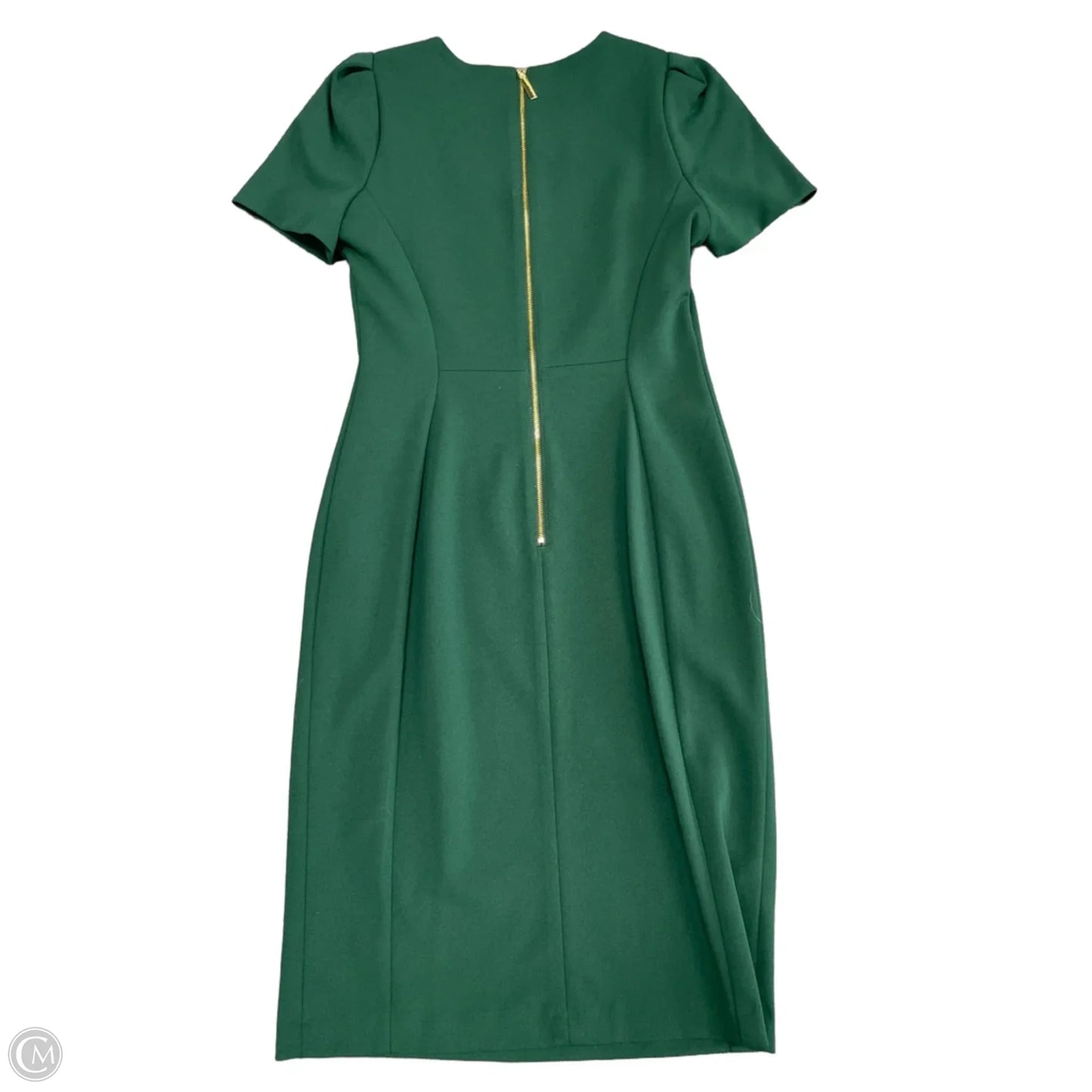 Dress Work By Calvin Klein In Green, Size: 6
