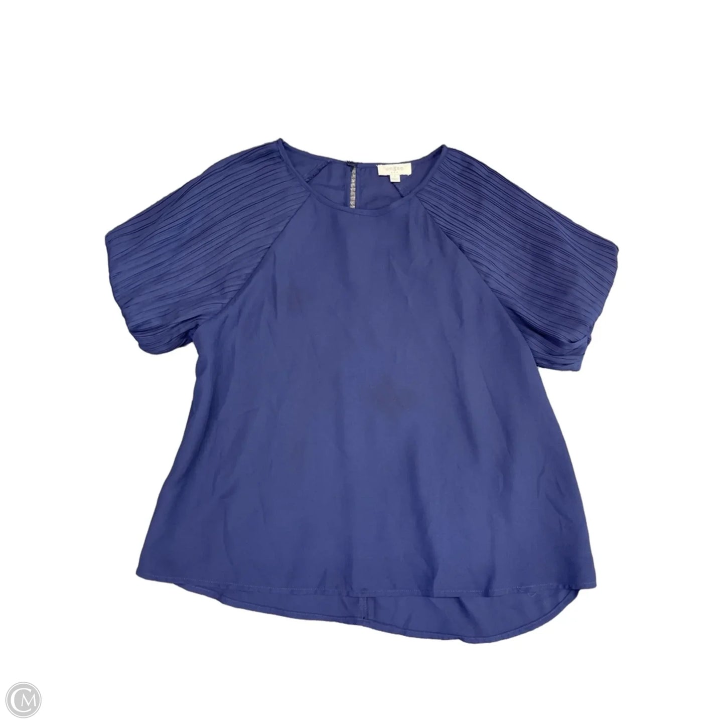 Top Short Sleeve By Umgee In Navy, Size: S