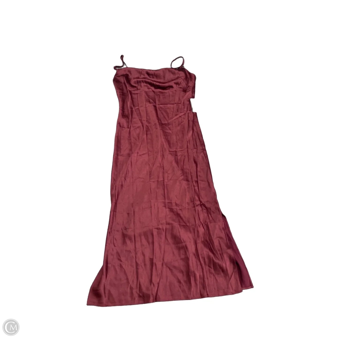 Dress Casual Midi By Express In Maroon, Size: S