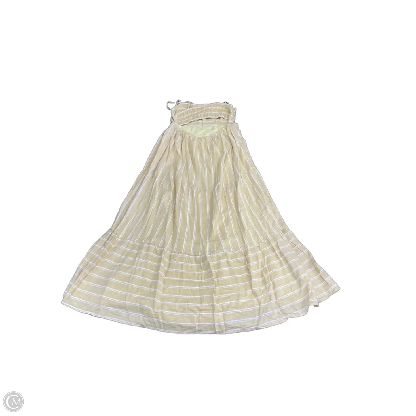 Dress Casual Midi By Cmc In Yellow, Size: 12