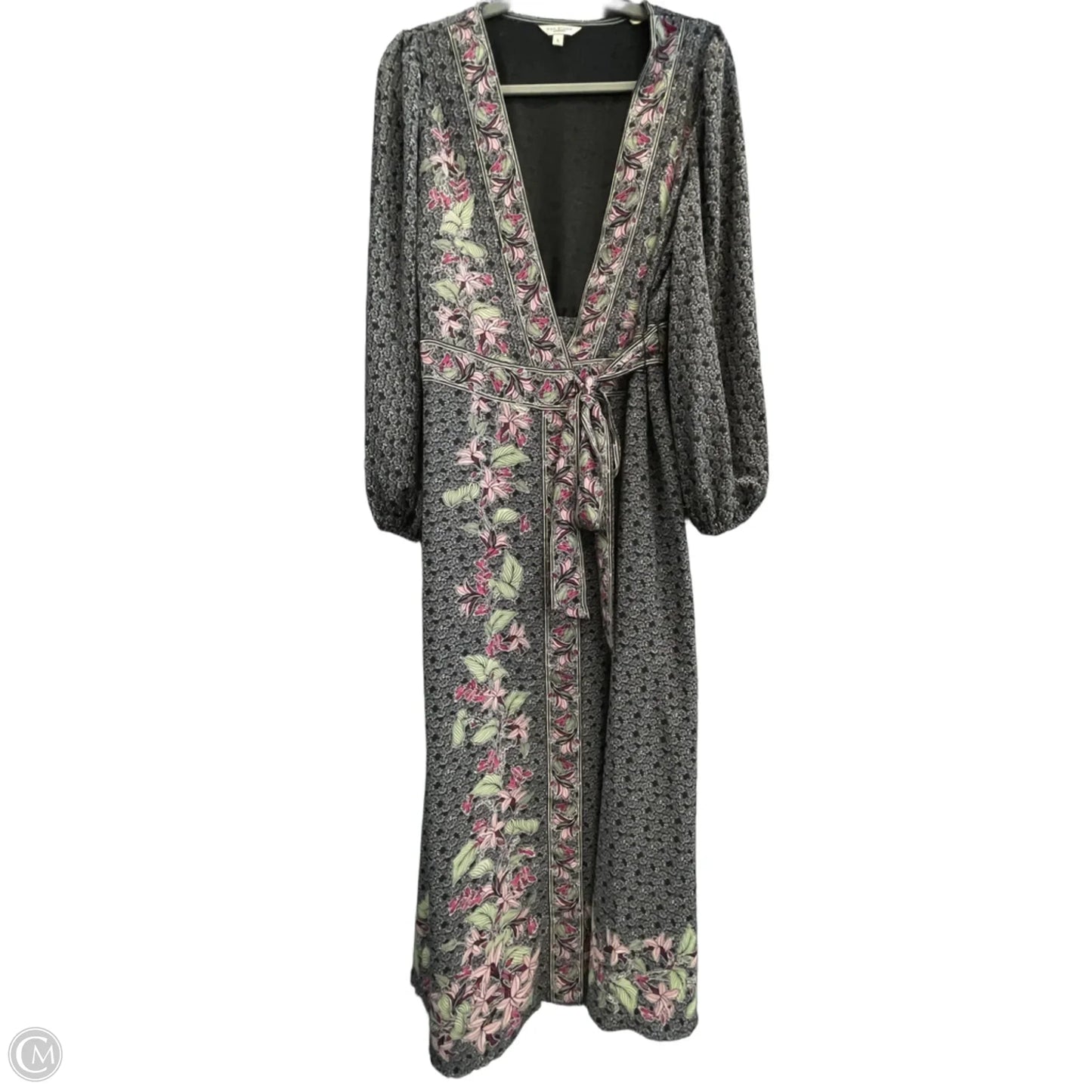 Dress Casual Midi By Max Studio In Black & Grey, Size: L
