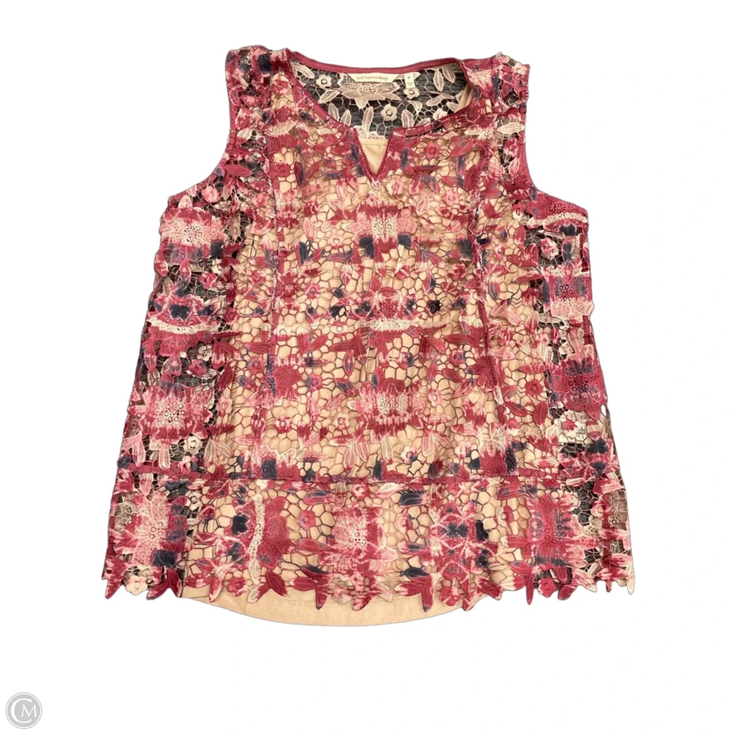Top Sleeveless By Soft Surroundings In Mauve, Size: M