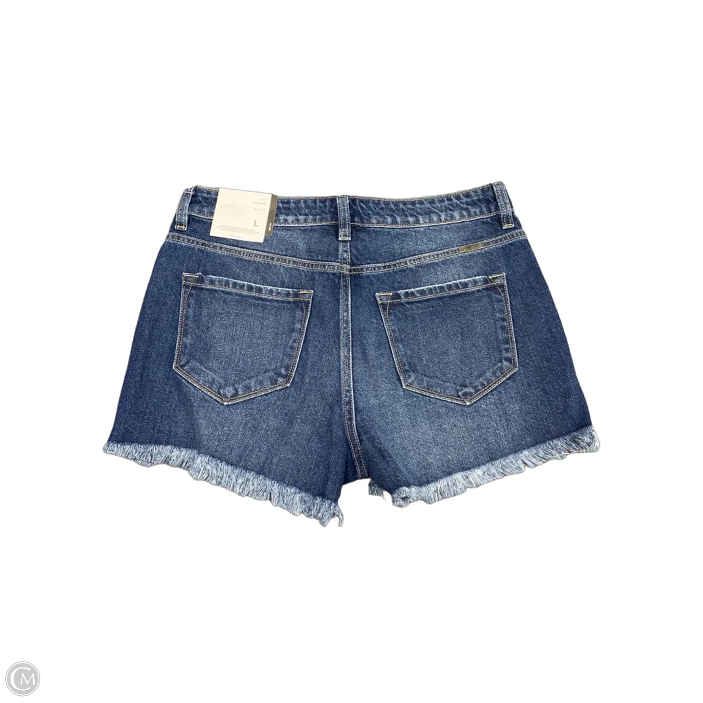 Shorts By Kancan In Blue Denim, Size: L