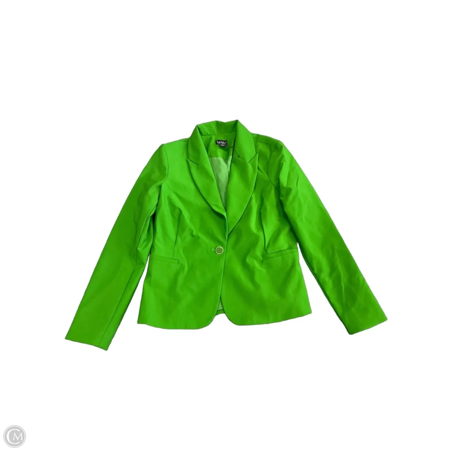 Blazer By Nicole Miller In Green, Size: Xl