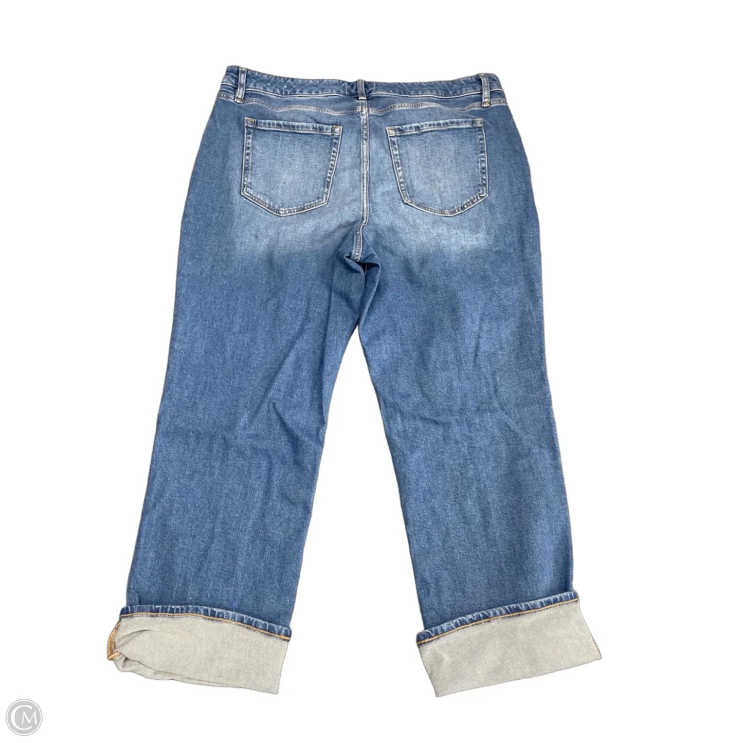 Jeans Straight By Lane Bryant In Blue Denim, Size: 18