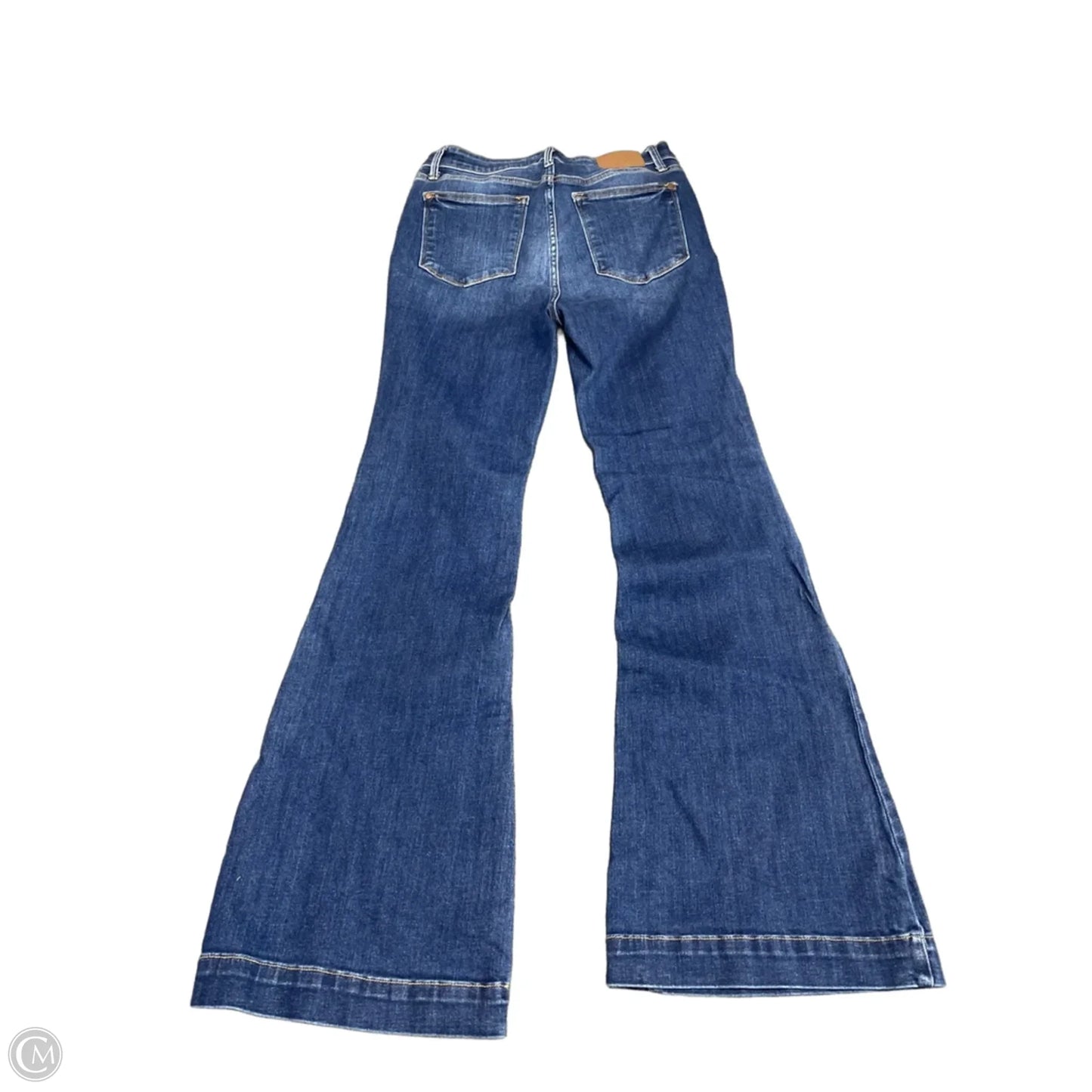 Jeans Flared By Judy Blue In Blue Denim, Size: 10