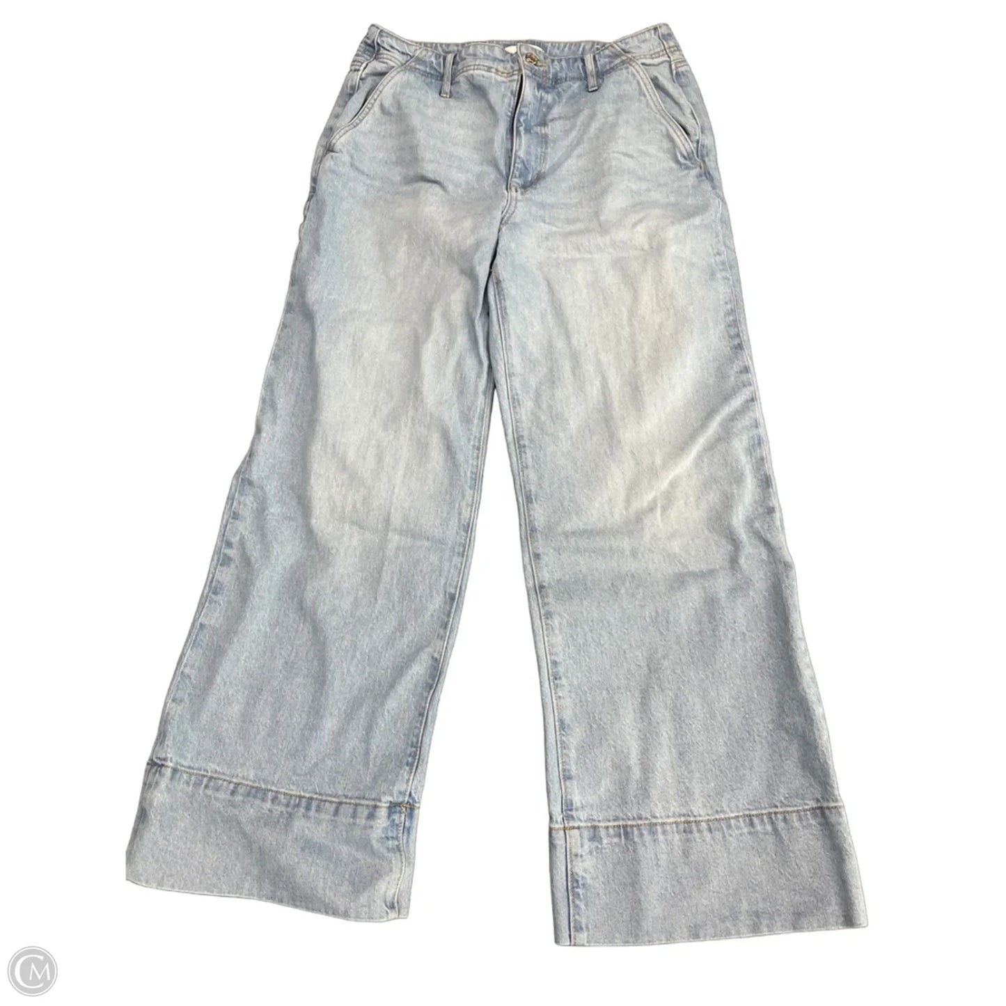Jeans Wide Leg By Loft In Blue, Size: 12