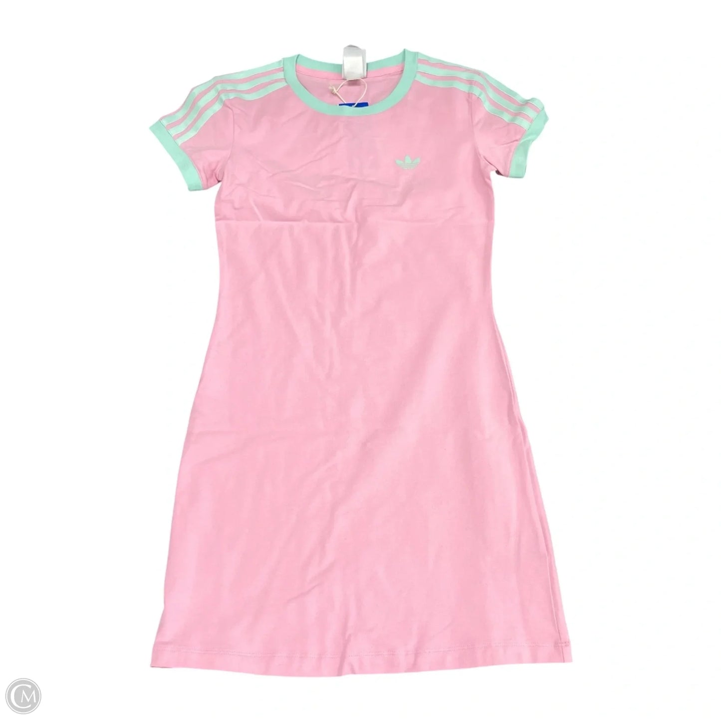 Dress Casual Short By Adidas In Green & Pink, Size: Xs