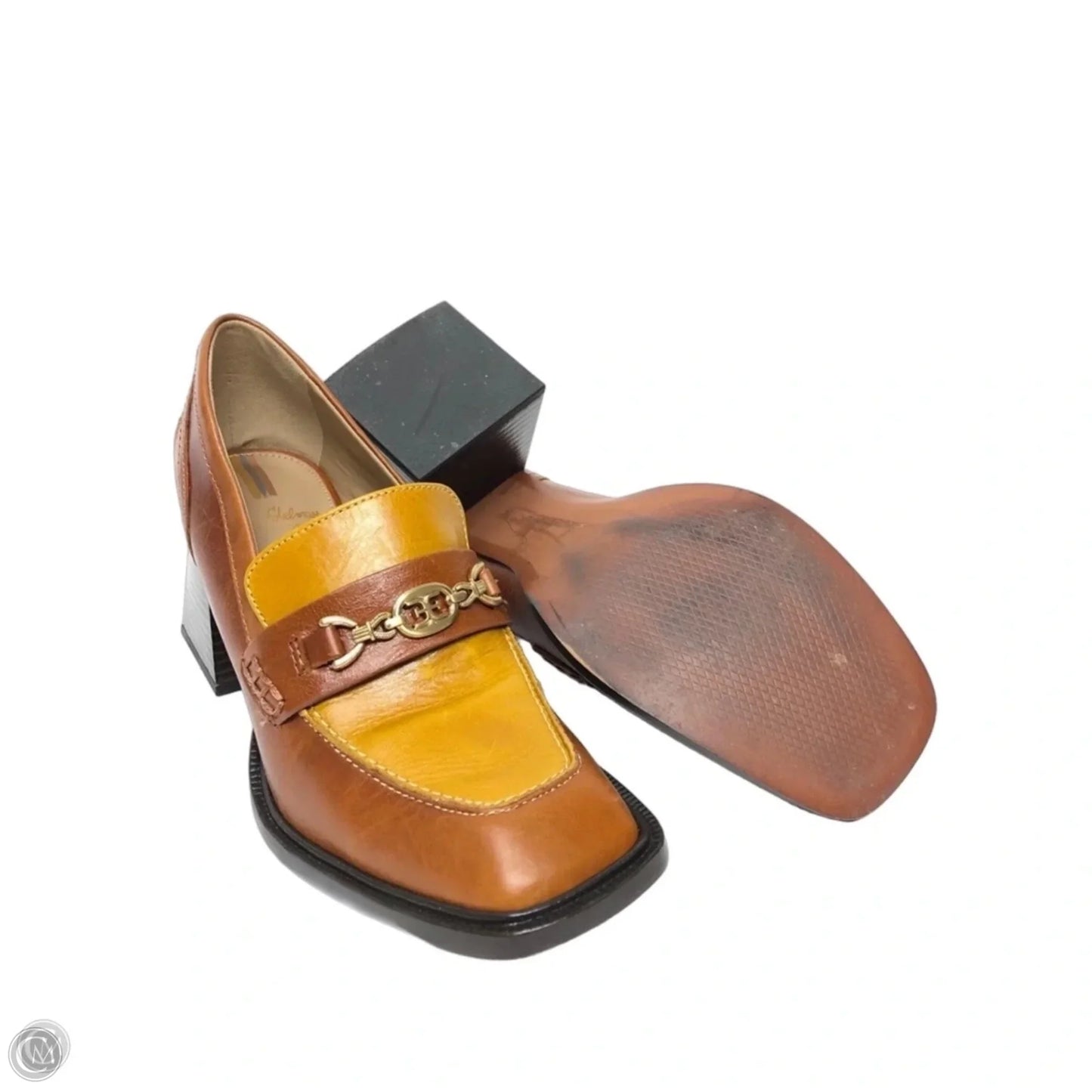 Shoes Heels Block By Sam Edelman In Brown, Size: 7.5