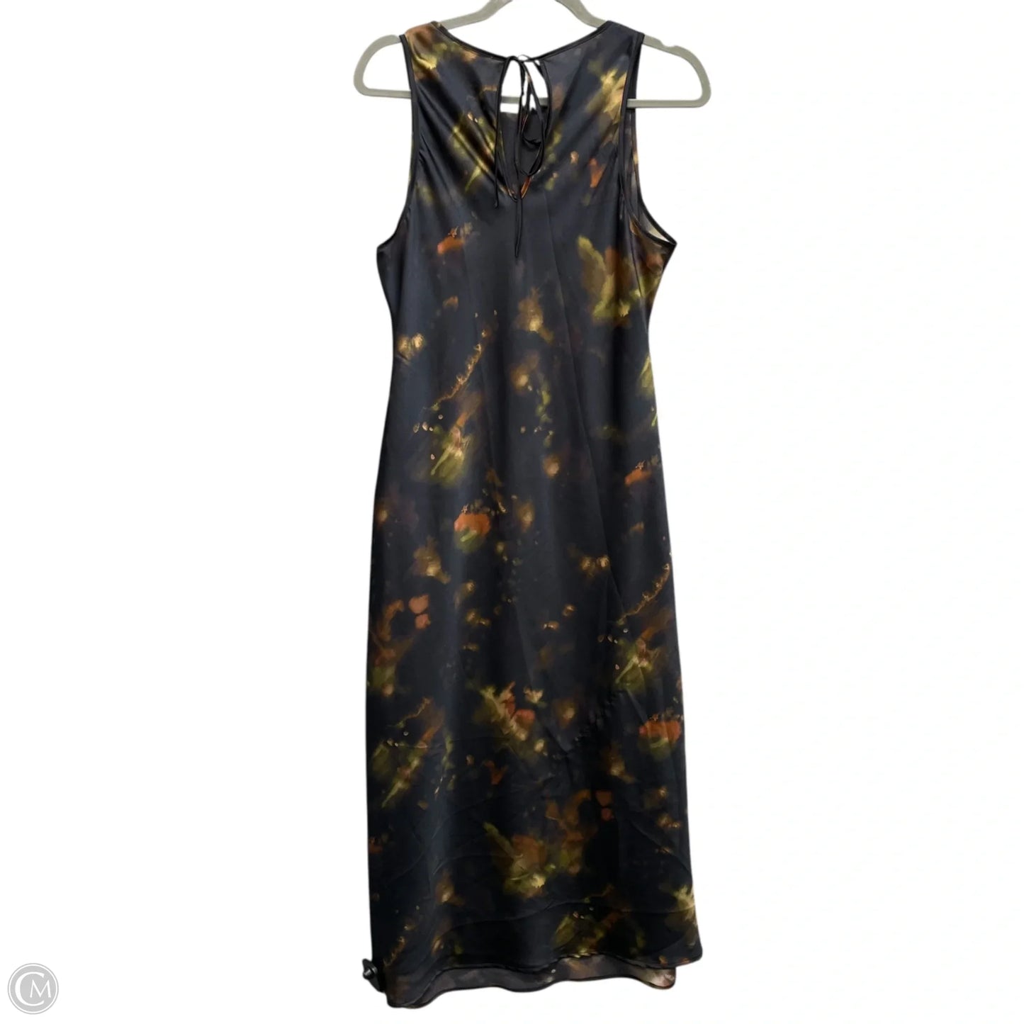 Dress Casual Midi By Gianni Bini In Black & Orange, Size: L