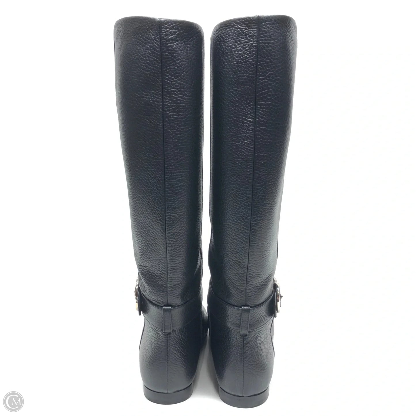 Boots Luxury Designer By Gucci In Black, Size: 10.5