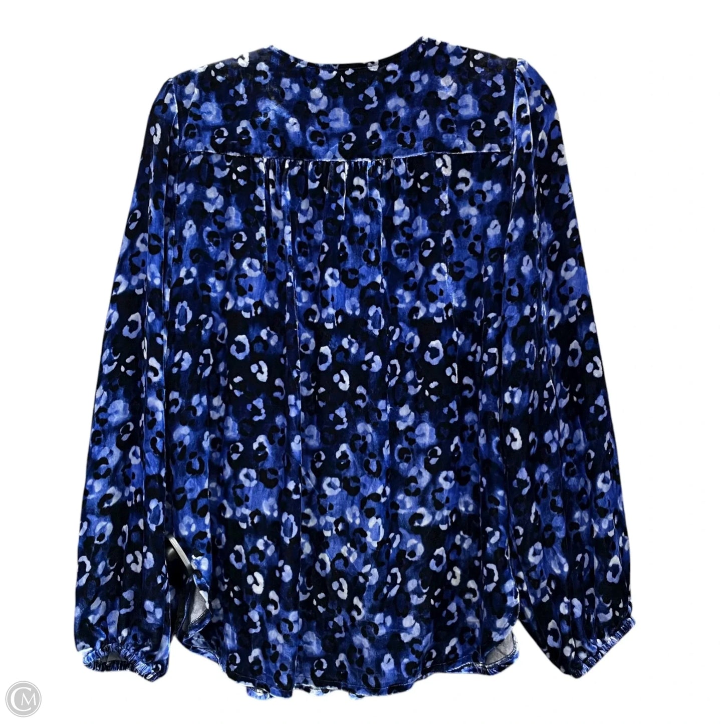 Tunic Long Sleeve By Johnny Was In Blue, Size: S